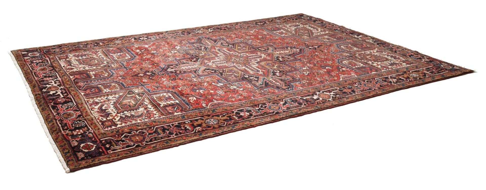 perserteppich-heriz-241-x-342-cm-schurwolle-handgeknupft-rustikal-8 Handgeknüpfter Heriz Perserteppich, 241 × 342 cm, Wolle
