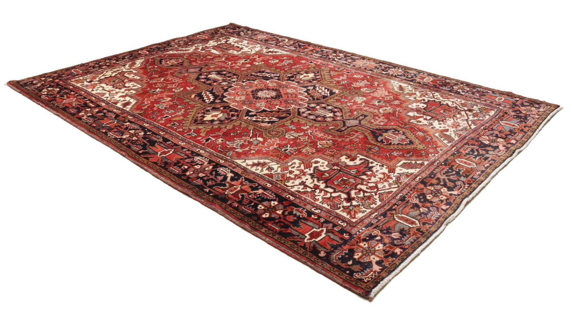Handgeknüpfter Heriz Perserteppich 239 × 339 cm