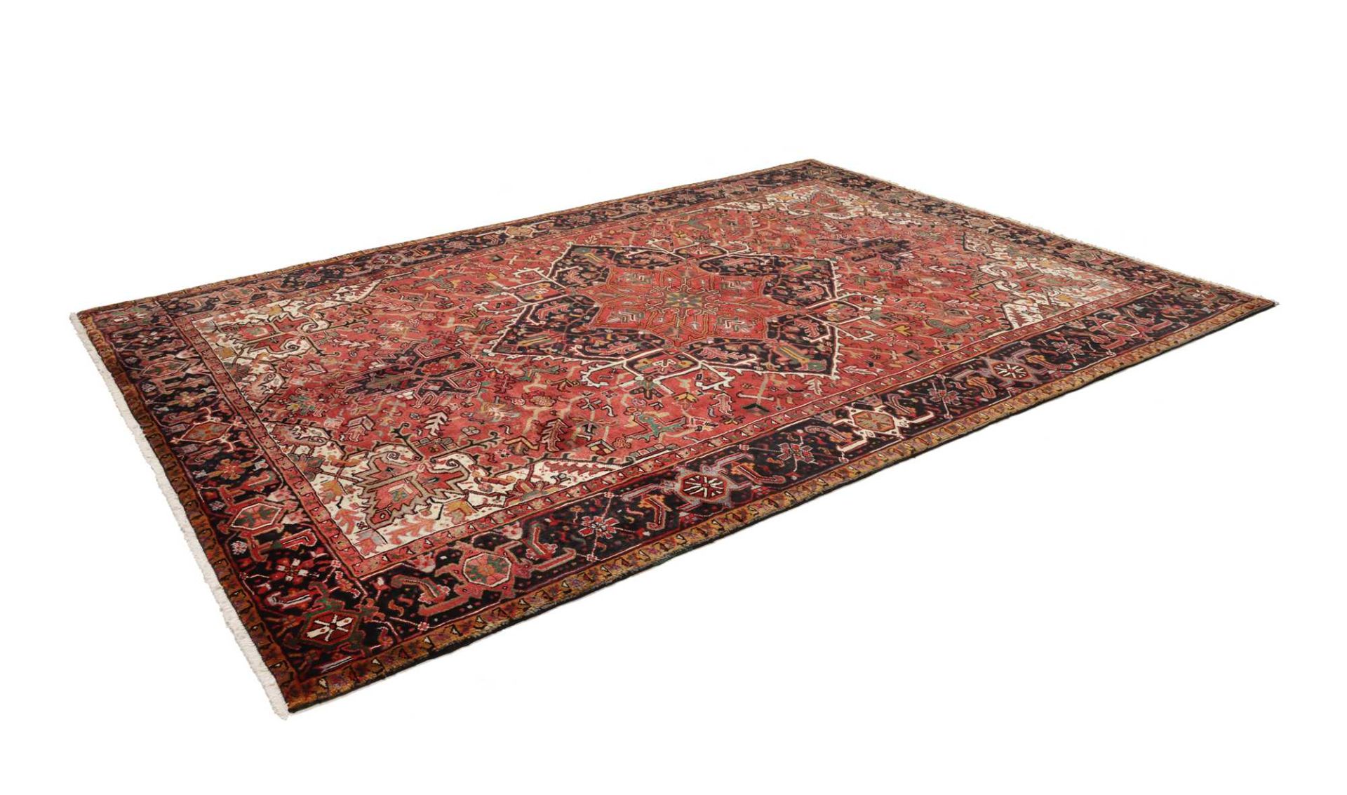 Handgeknüpfter Heriz Perserteppich, 239 × 339 cm, Wolle
