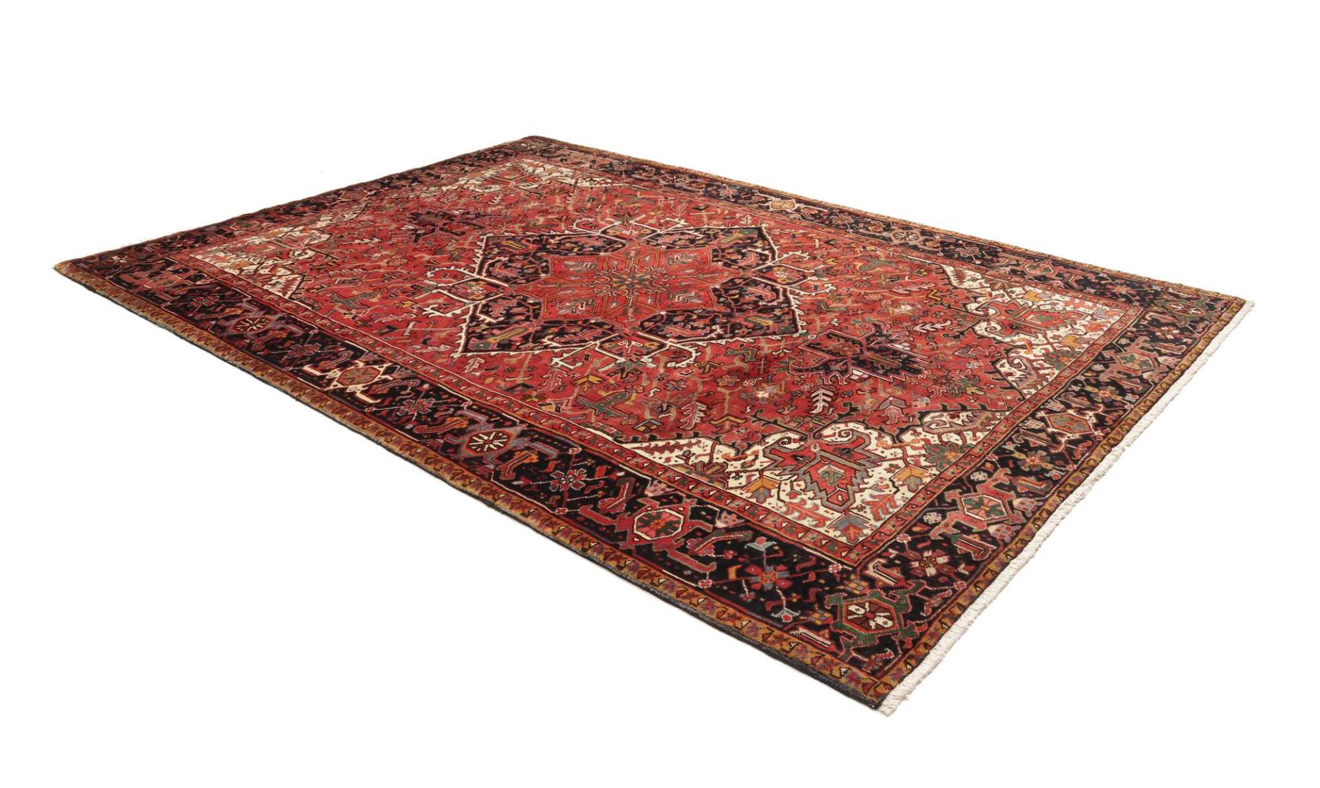 Handgeknüpfter Heriz Perserteppich, 239 × 339 cm, Wolle