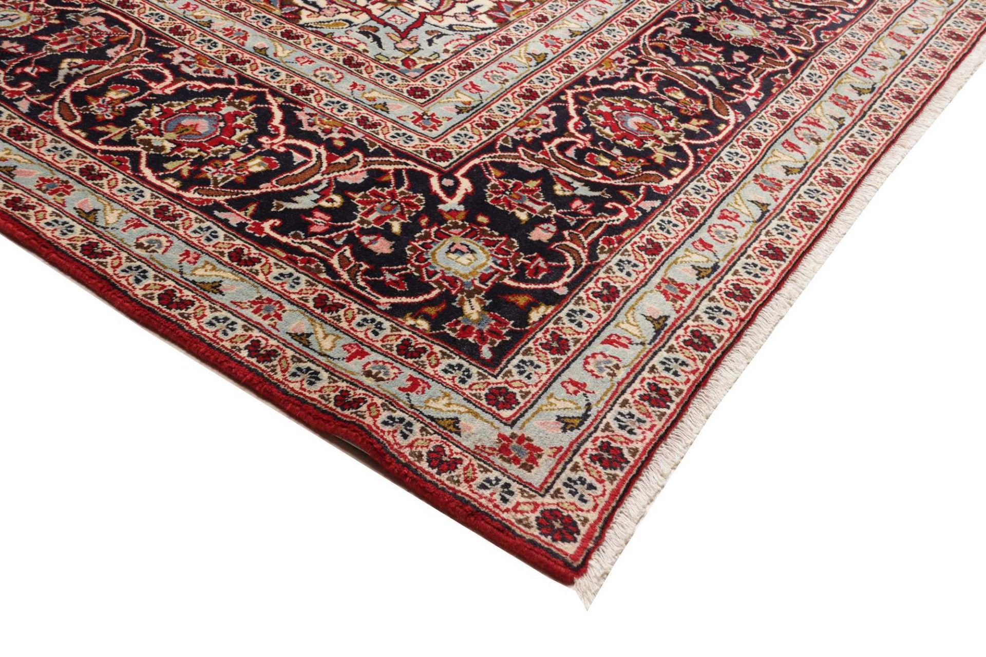 Kashan Perserteppich aus Iran, 244 × 354 cm