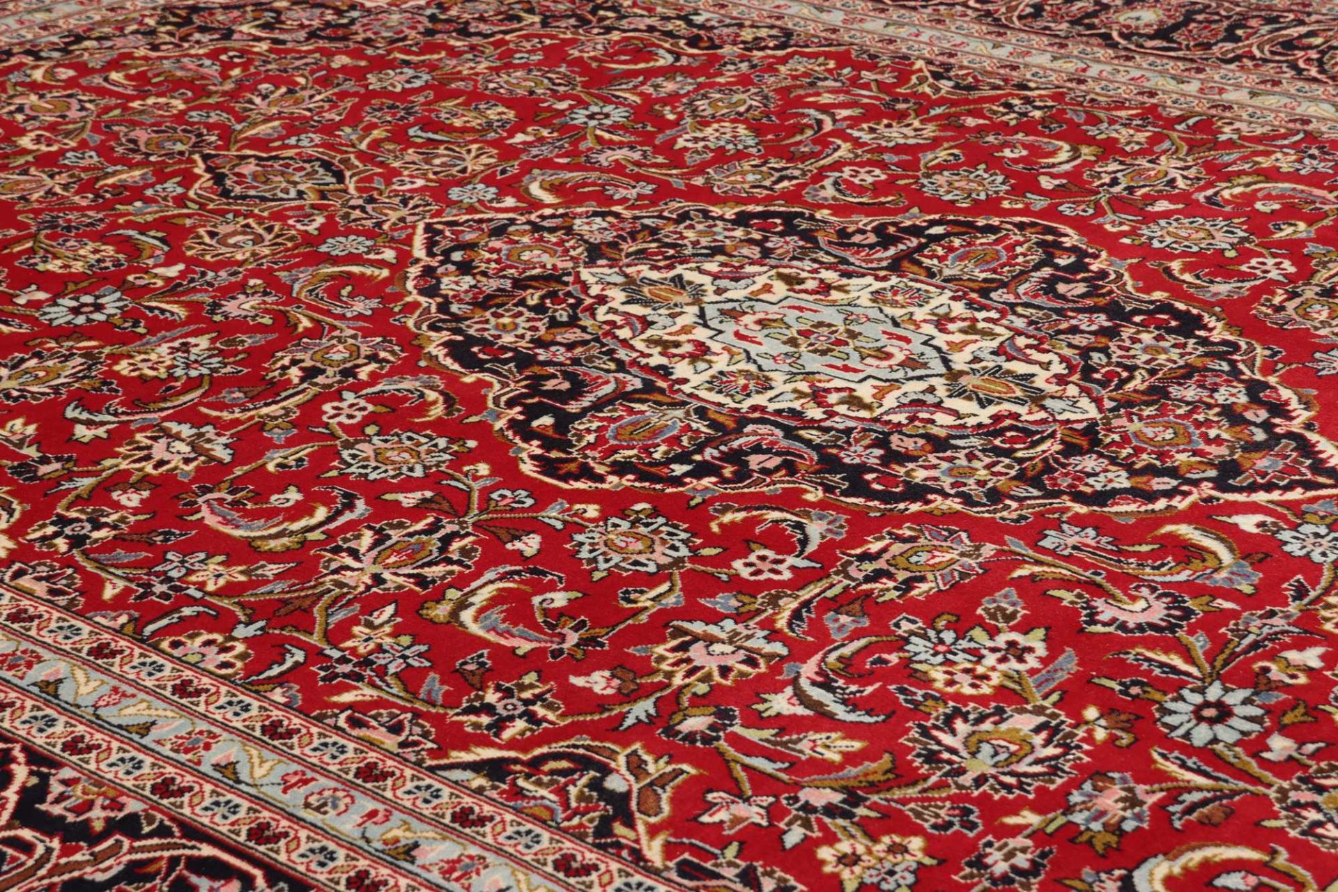 Kashan Perserteppich aus Iran, 244 × 354 cm
