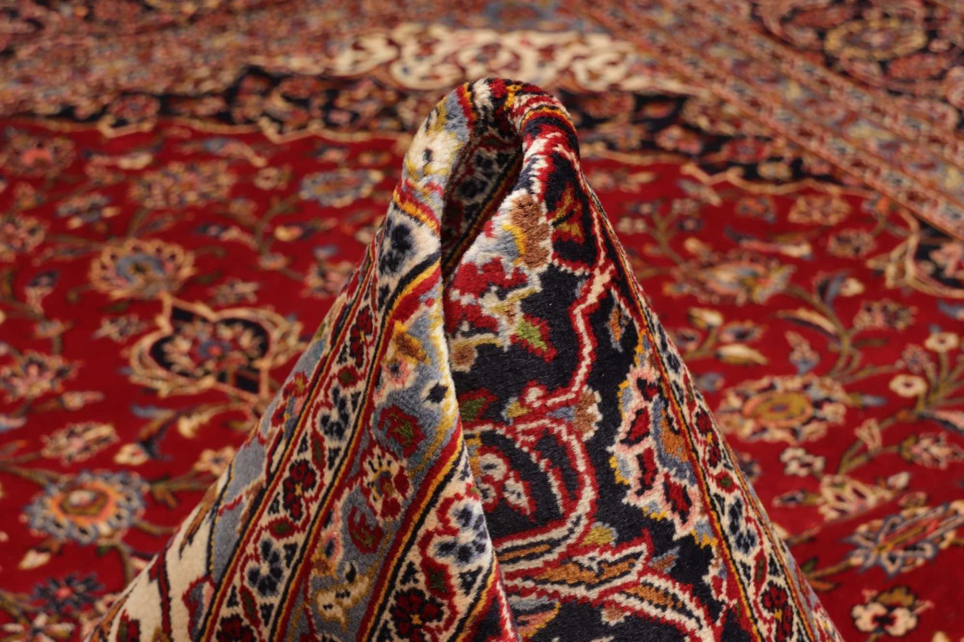 Kashan Perserteppich aus Iran, 244 × 354 cm