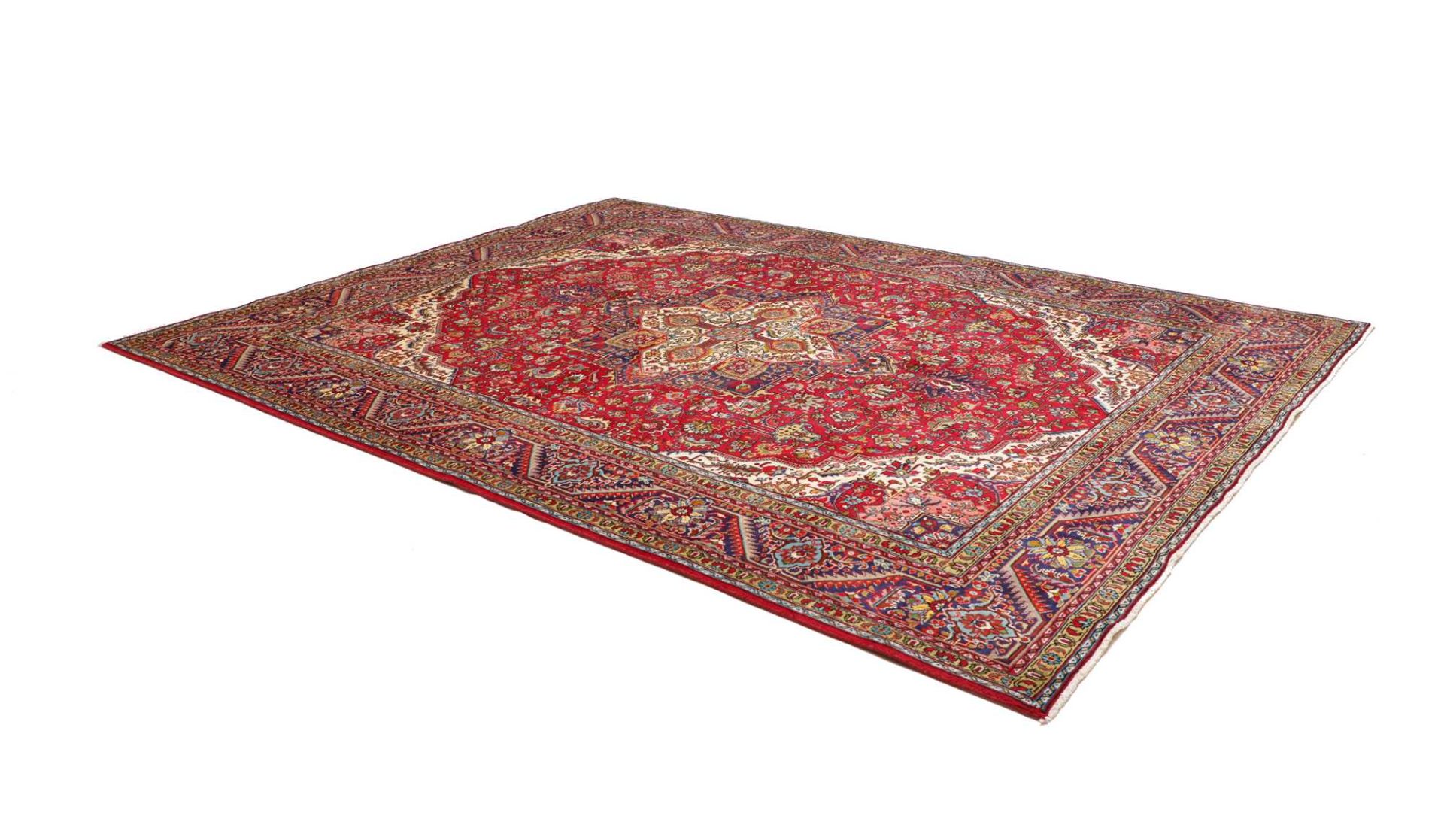 perserteppich-tabriz-251-x-337-cm-schurwolle-handgeknupft-7 Handgeknüpfter Täbriz Perserteppich 251 × 337 cm