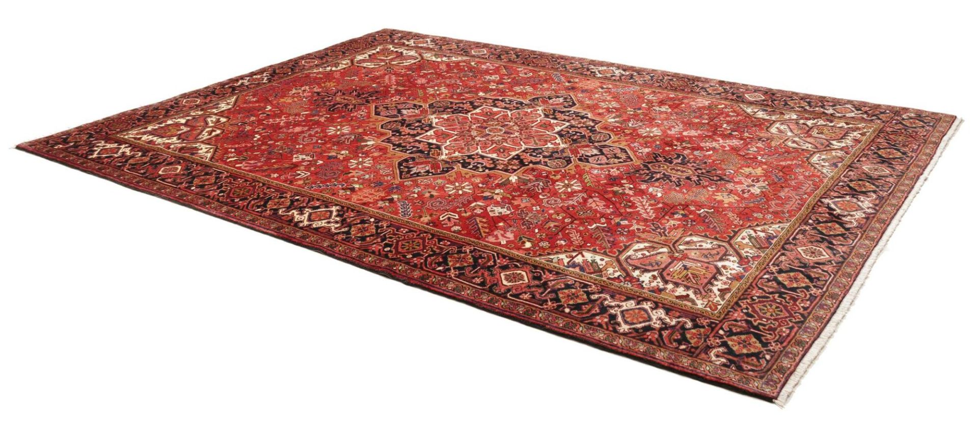 Handgeknüpfter Heriz Perserteppich 251 × 339 cm