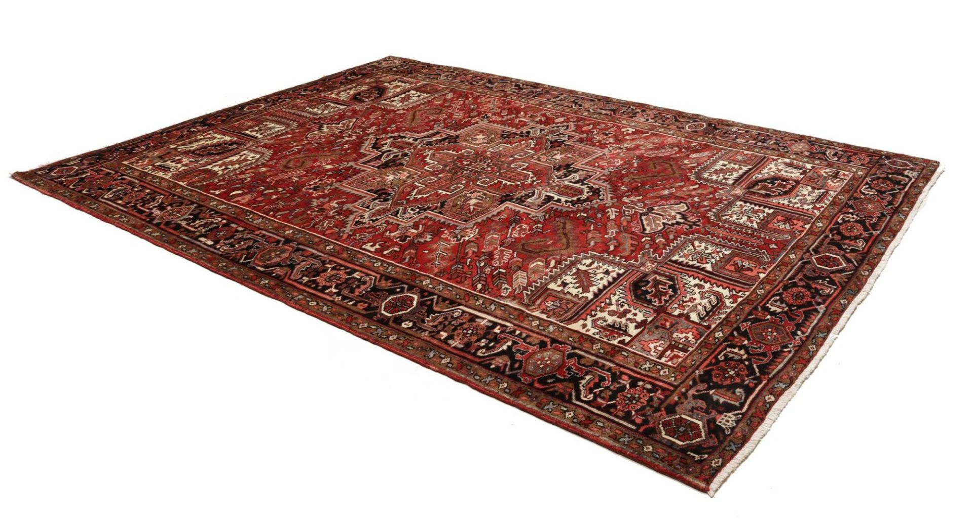 Heriz Perserteppich aus Iran, 256 × 339 cm