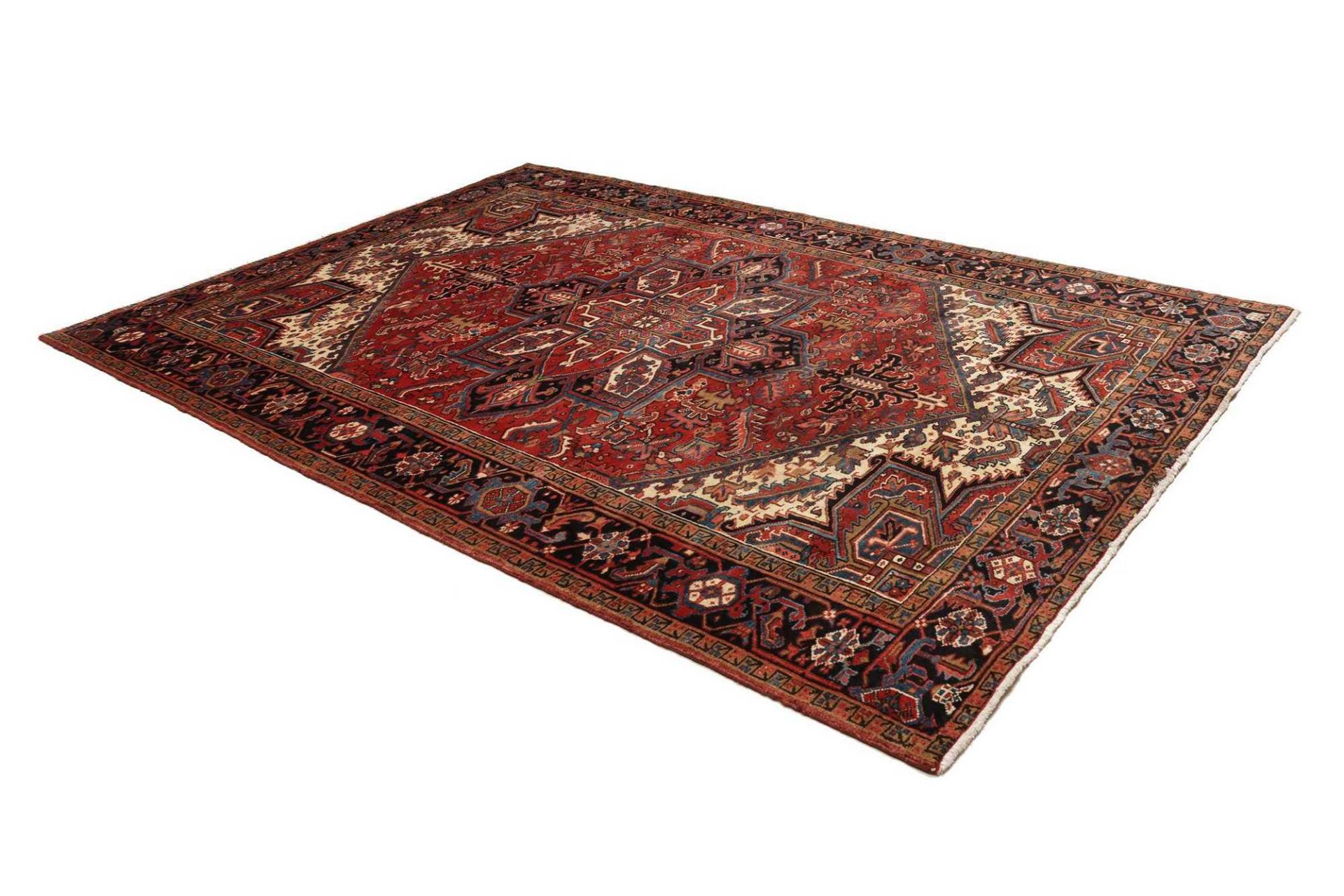 Handgeknüpfter Heriz Perserteppich 236 × 326 cm