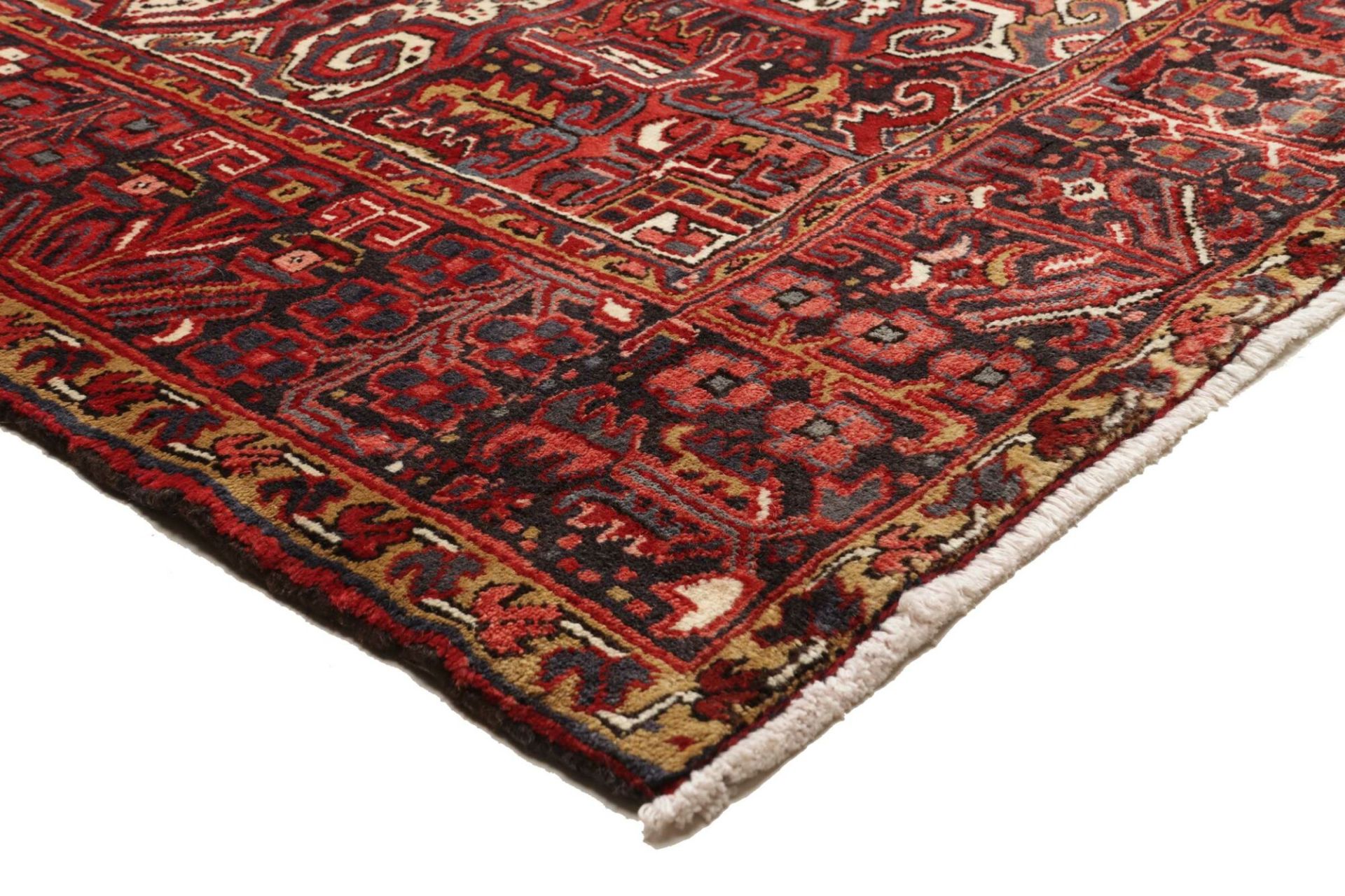 perserteppich-heriz-266-x-337-cm-schurwolle-handgeknupft-rustikal-21 Heriz Perserteppich aus Iran, 266 × 337 cm