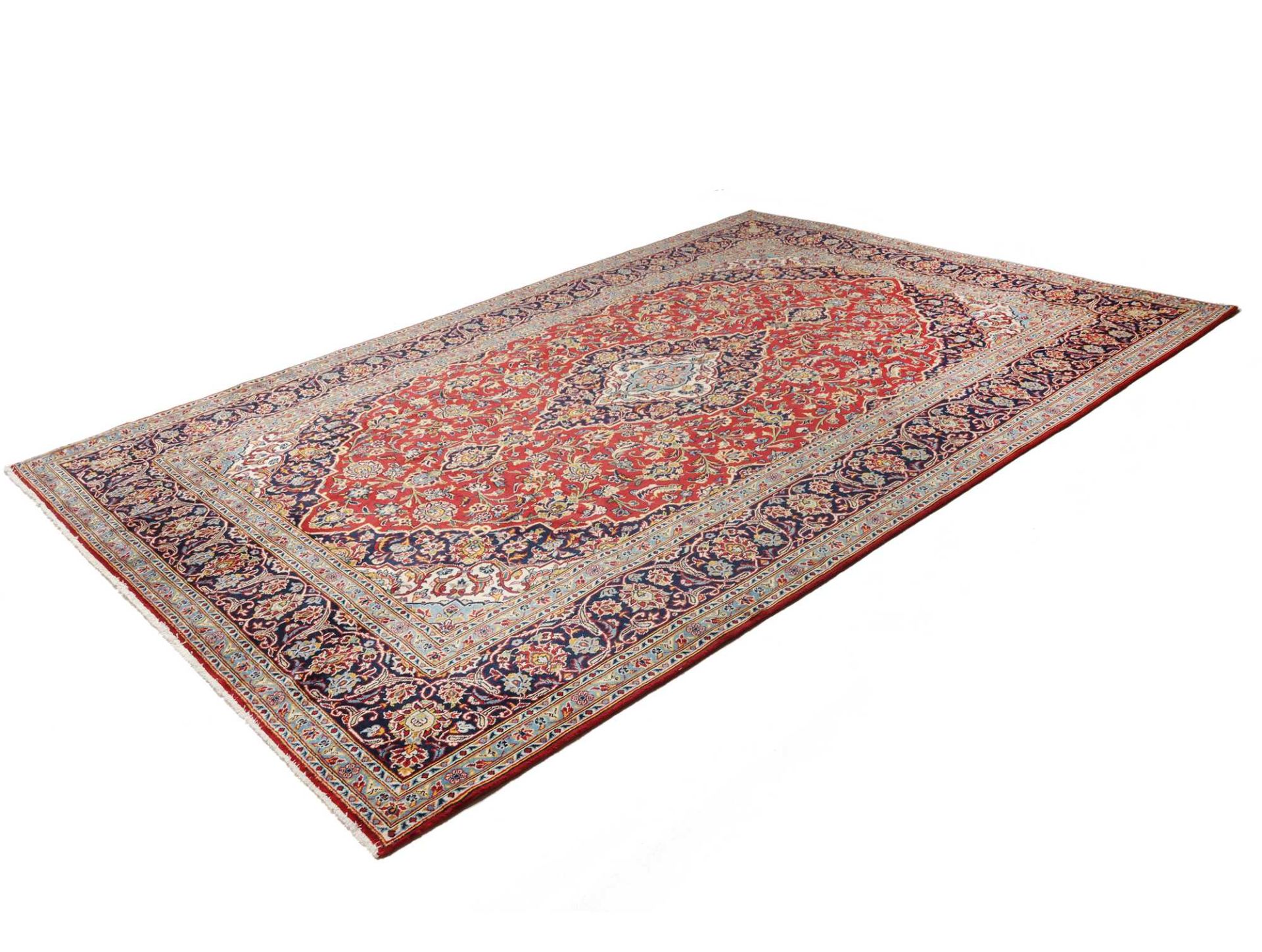 Kashan Perserteppich aus Iran, 228 × 340 cm