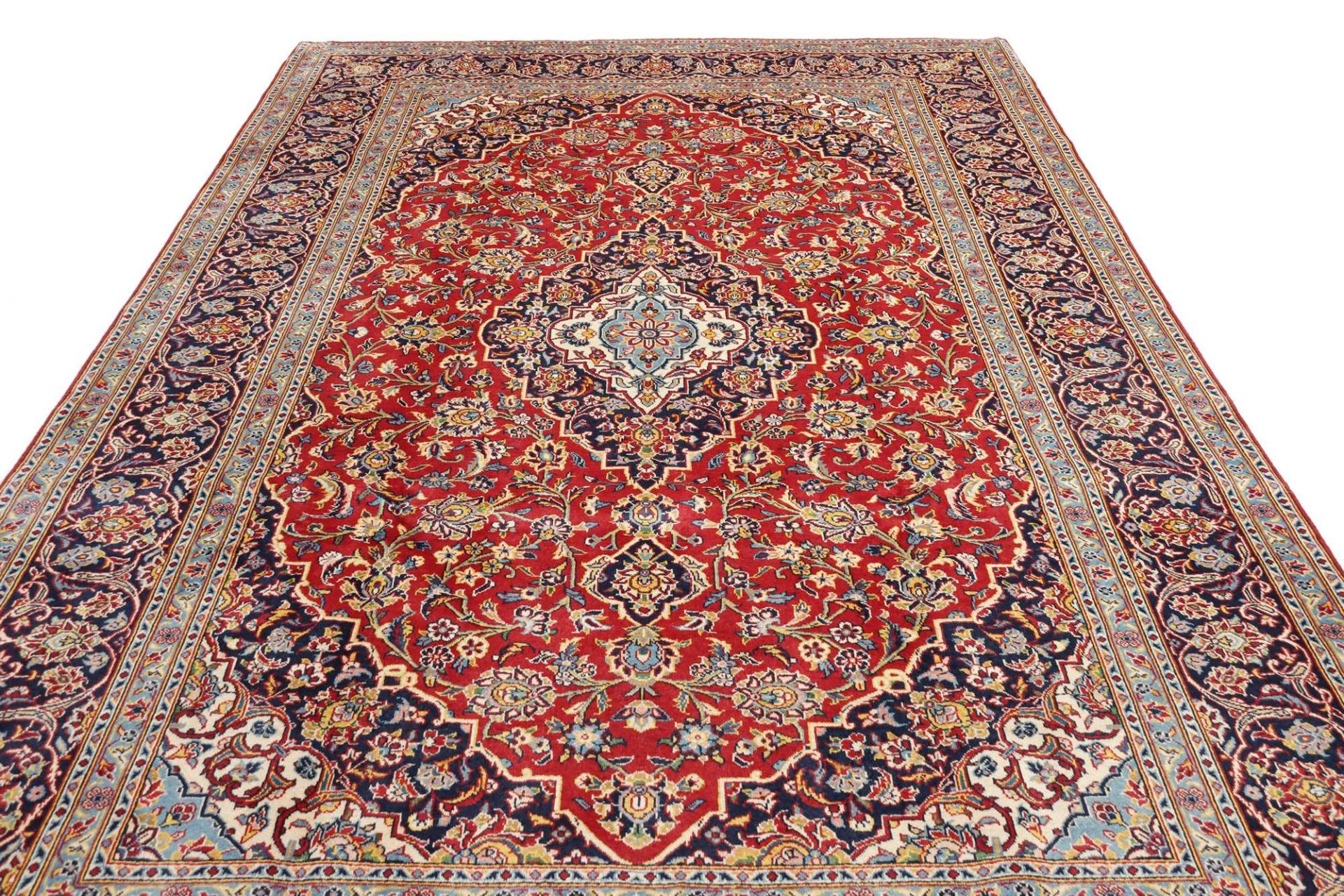 Kashan Perserteppich aus Iran, 228 × 340 cm