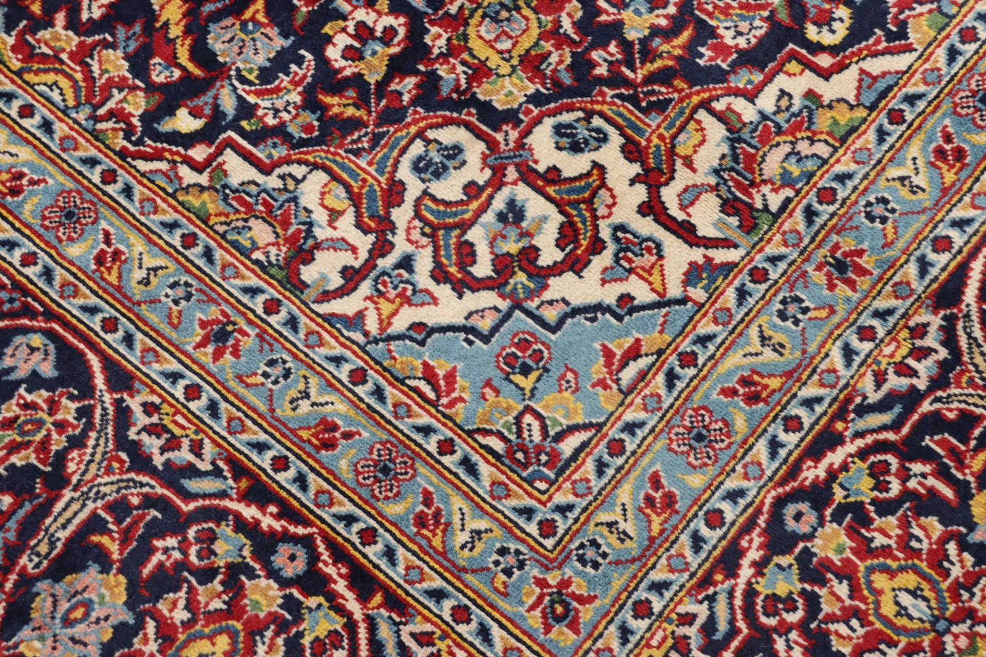 Kashan Perserteppich aus Iran, 228 × 340 cm