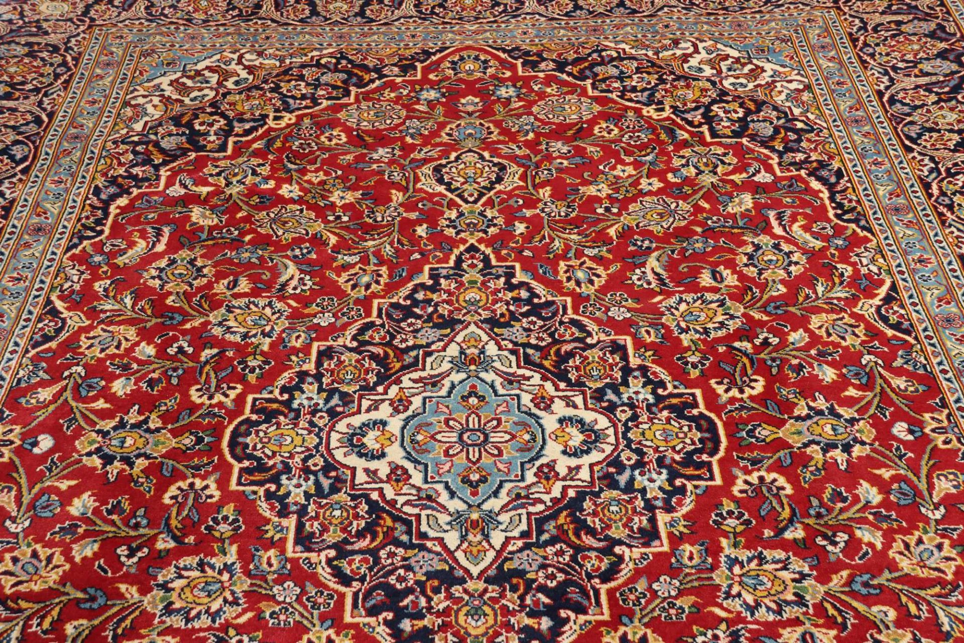 Kashan Perserteppich aus Iran, 228 × 340 cm