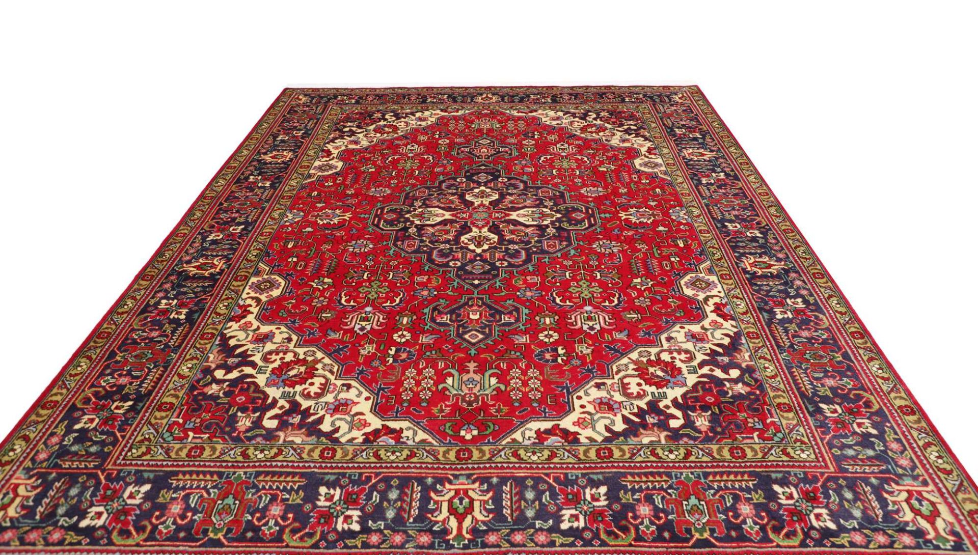 Handgeknüpfter Täbriz Perserteppich 249 × 341 cm