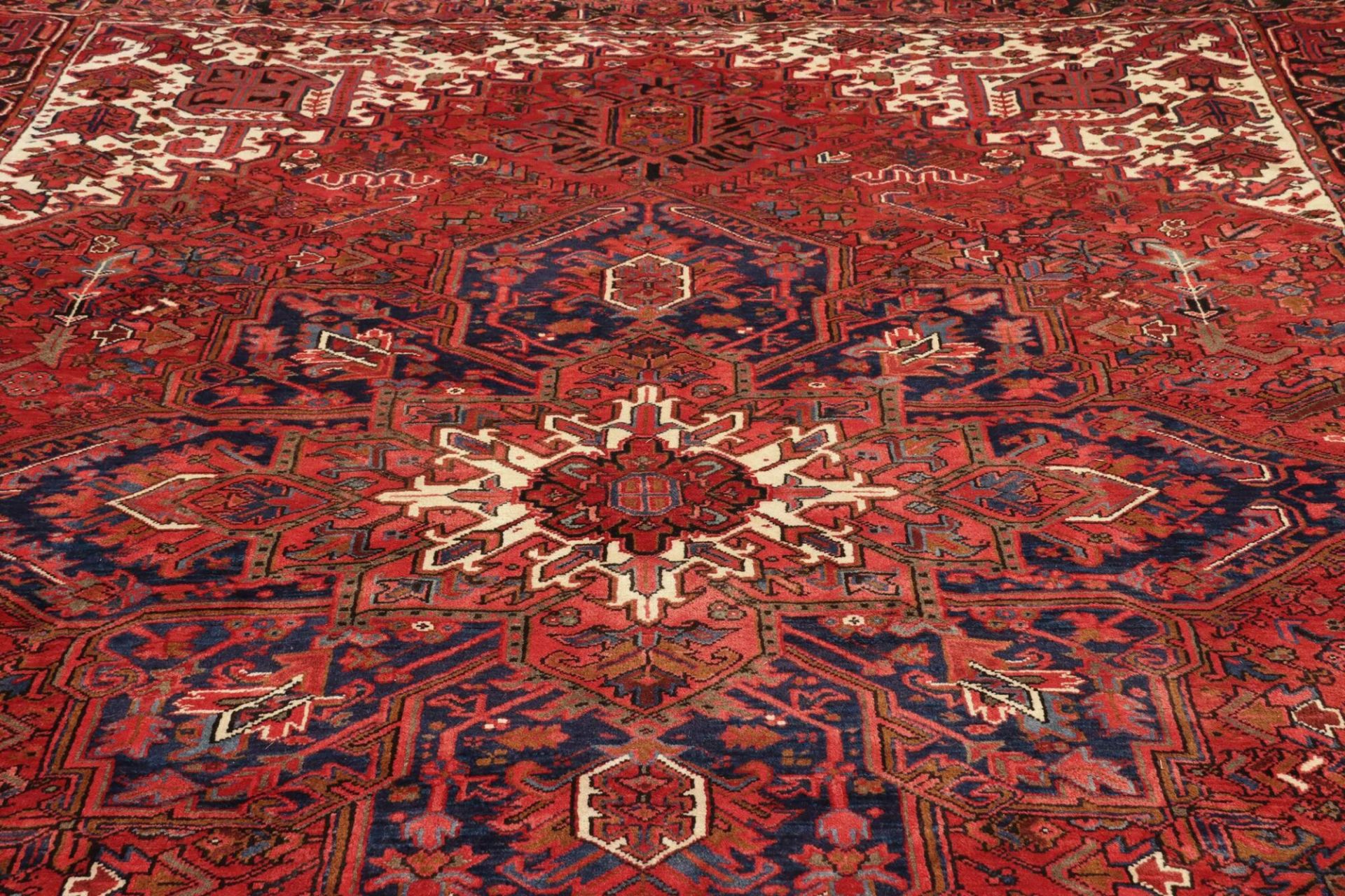 perserteppich-heriz-257-x-351-cm-schurwolle-handgeknupft-rustikal-7 Handgeknüpfter Heriz Perserteppich 257 × 351 cm