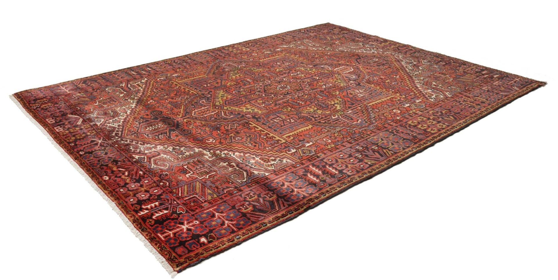 Handgeknüpfter Heriz Perserteppich, 258 × 344 cm, Wolle