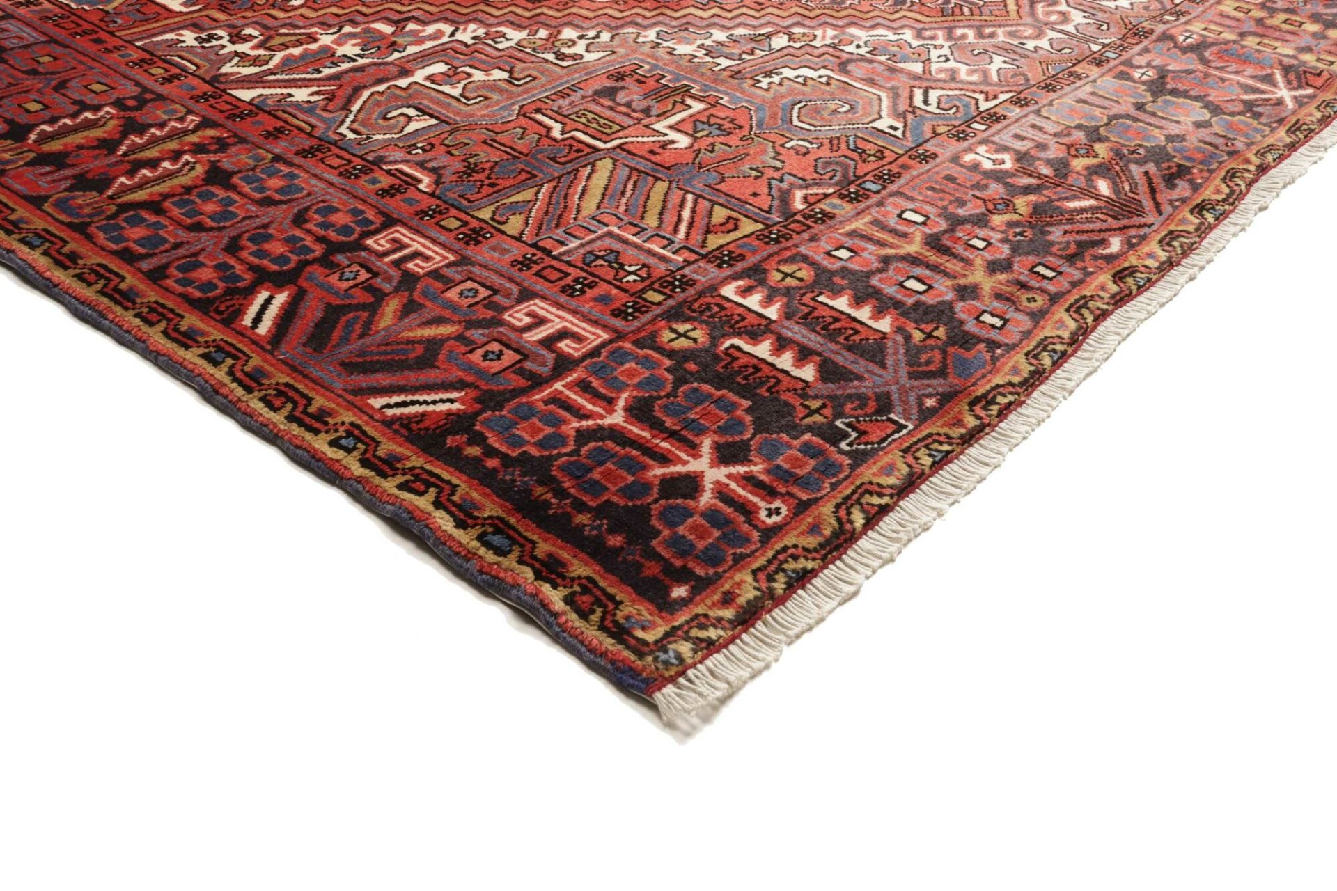 Handgeknüpfter Heriz Perserteppich, 258 × 344 cm, Wolle