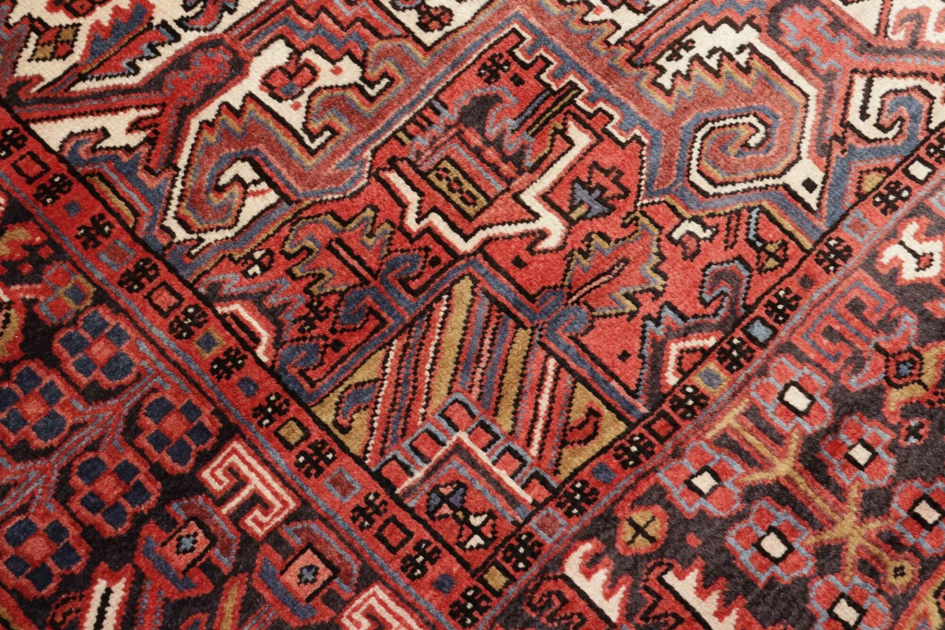 Handgeknüpfter Heriz Perserteppich, 258 × 344 cm, Wolle