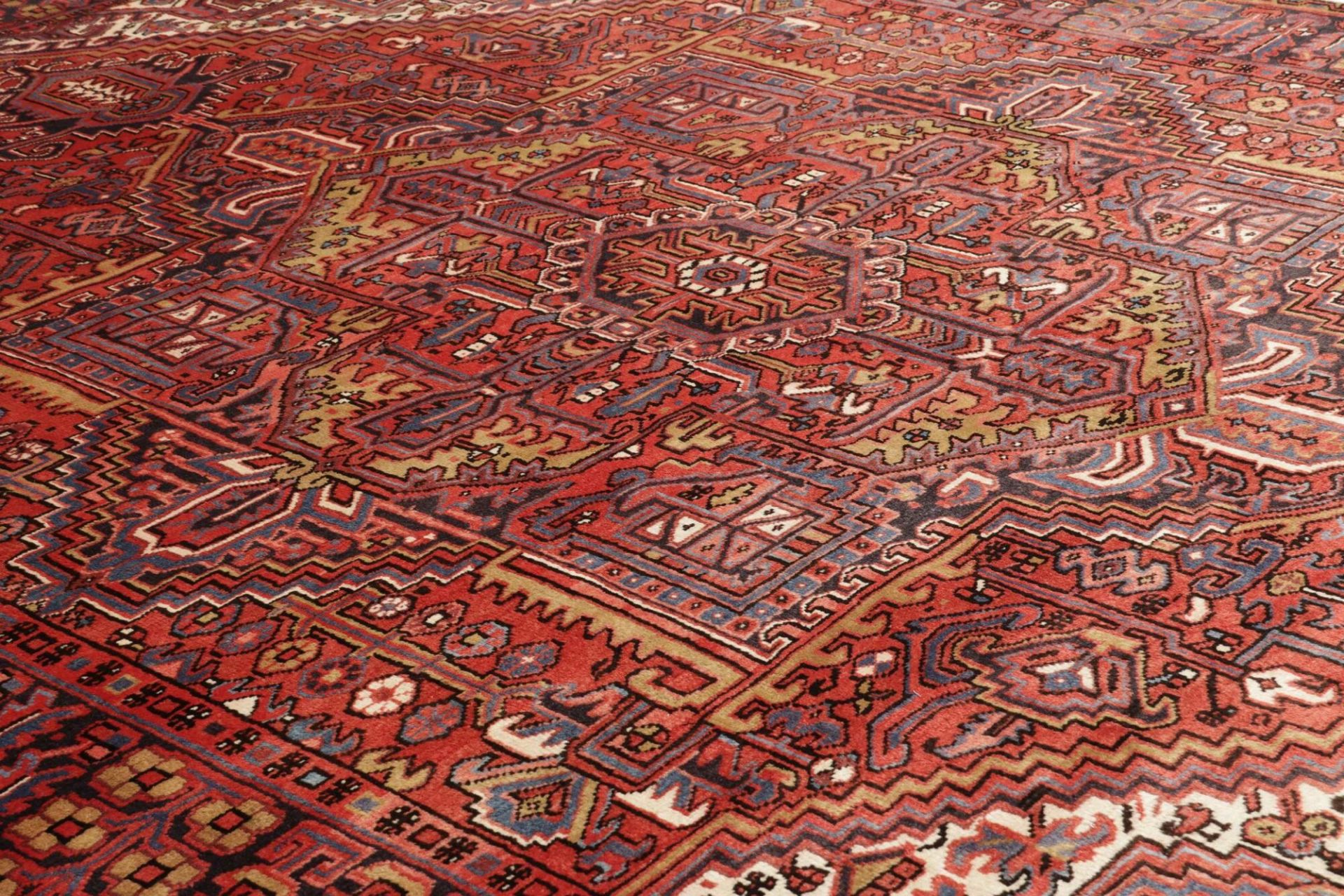 Handgeknüpfter Heriz Perserteppich, 258 × 344 cm, Wolle