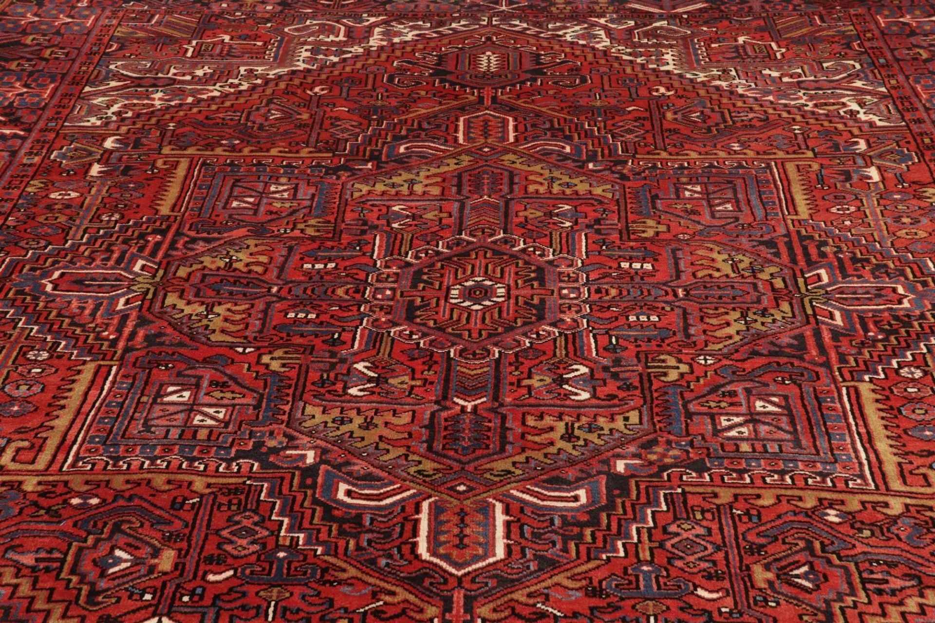 Handgeknüpfter Heriz Perserteppich, 258 × 344 cm, Wolle