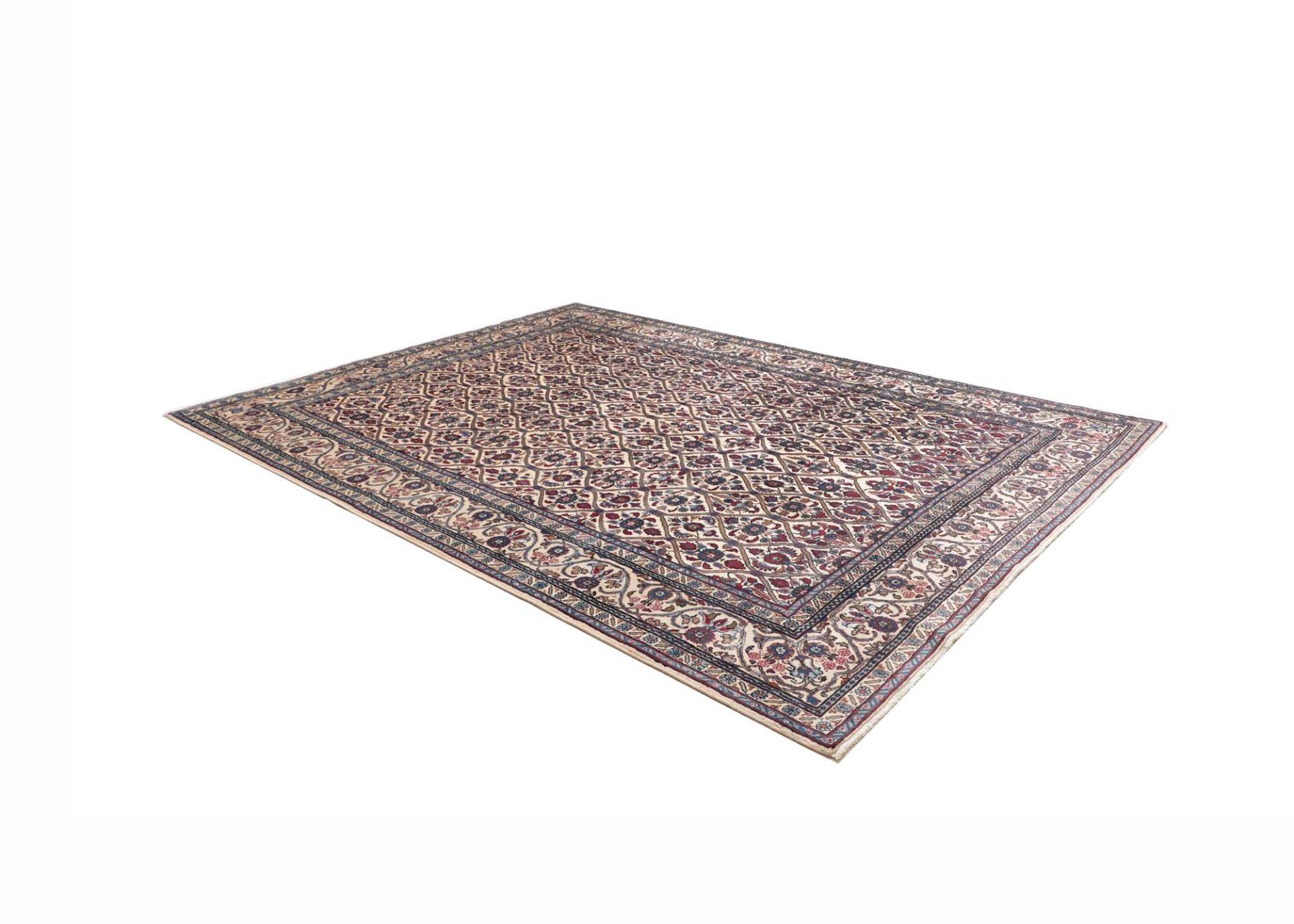 Handgeknüpfter Kashan Perserteppich, 241 × 329 cm, Wolle