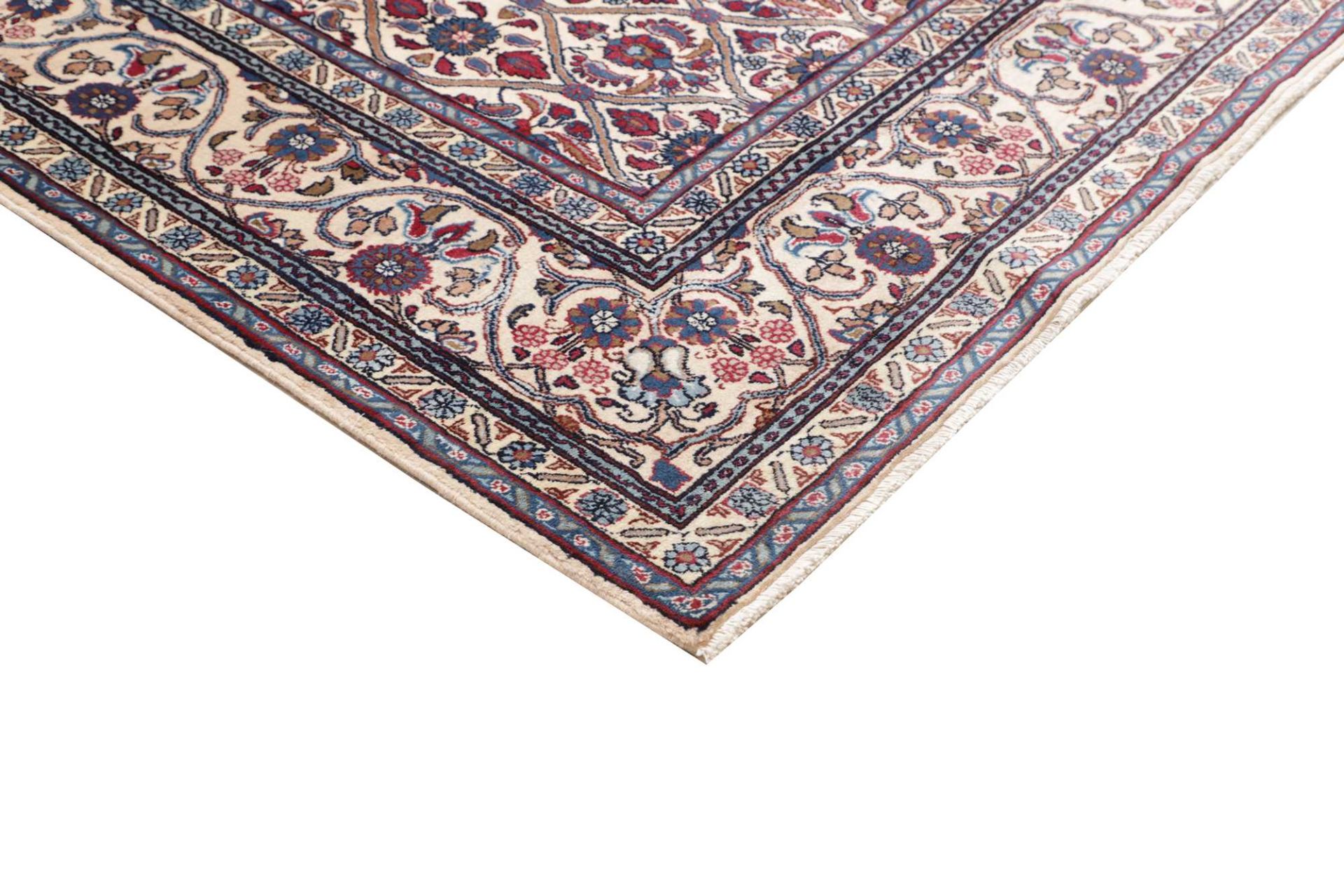 Handgeknüpfter Kashan Perserteppich, 241 × 329 cm, Wolle