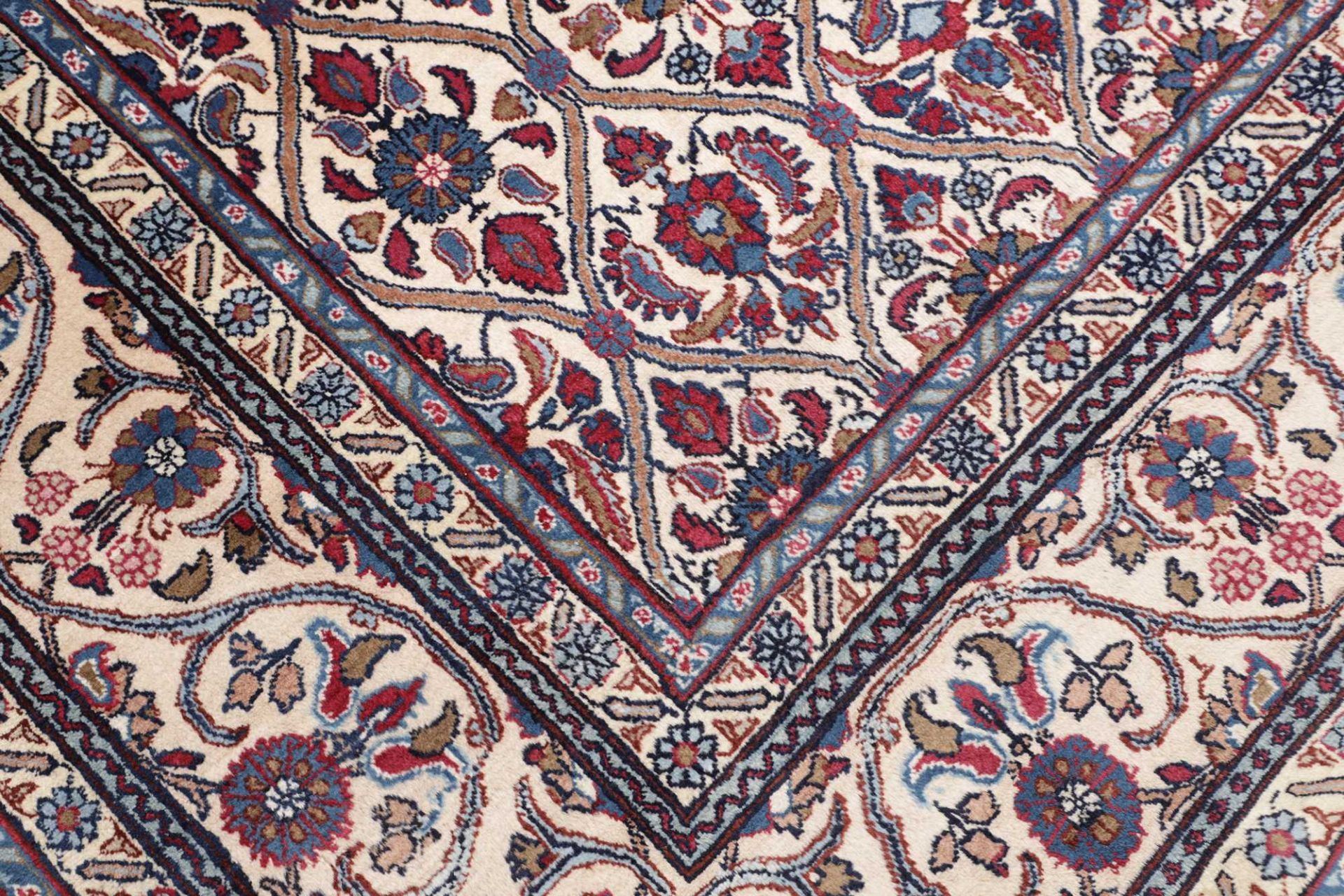 Handgeknüpfter Kashan Perserteppich, 241 × 329 cm, Wolle