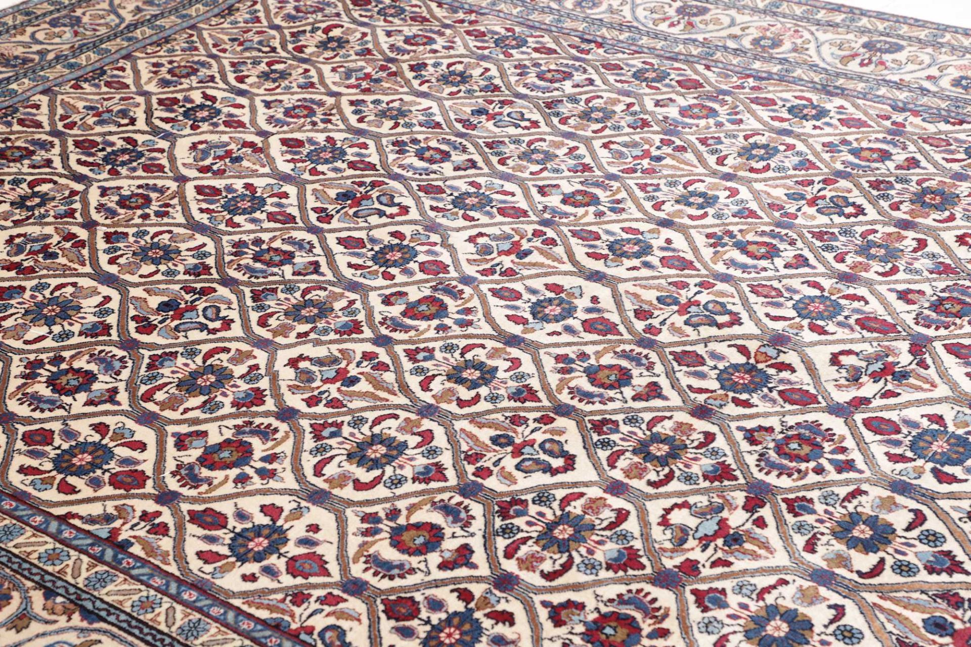 Handgeknüpfter Kashan Perserteppich, 241 × 329 cm, Wolle