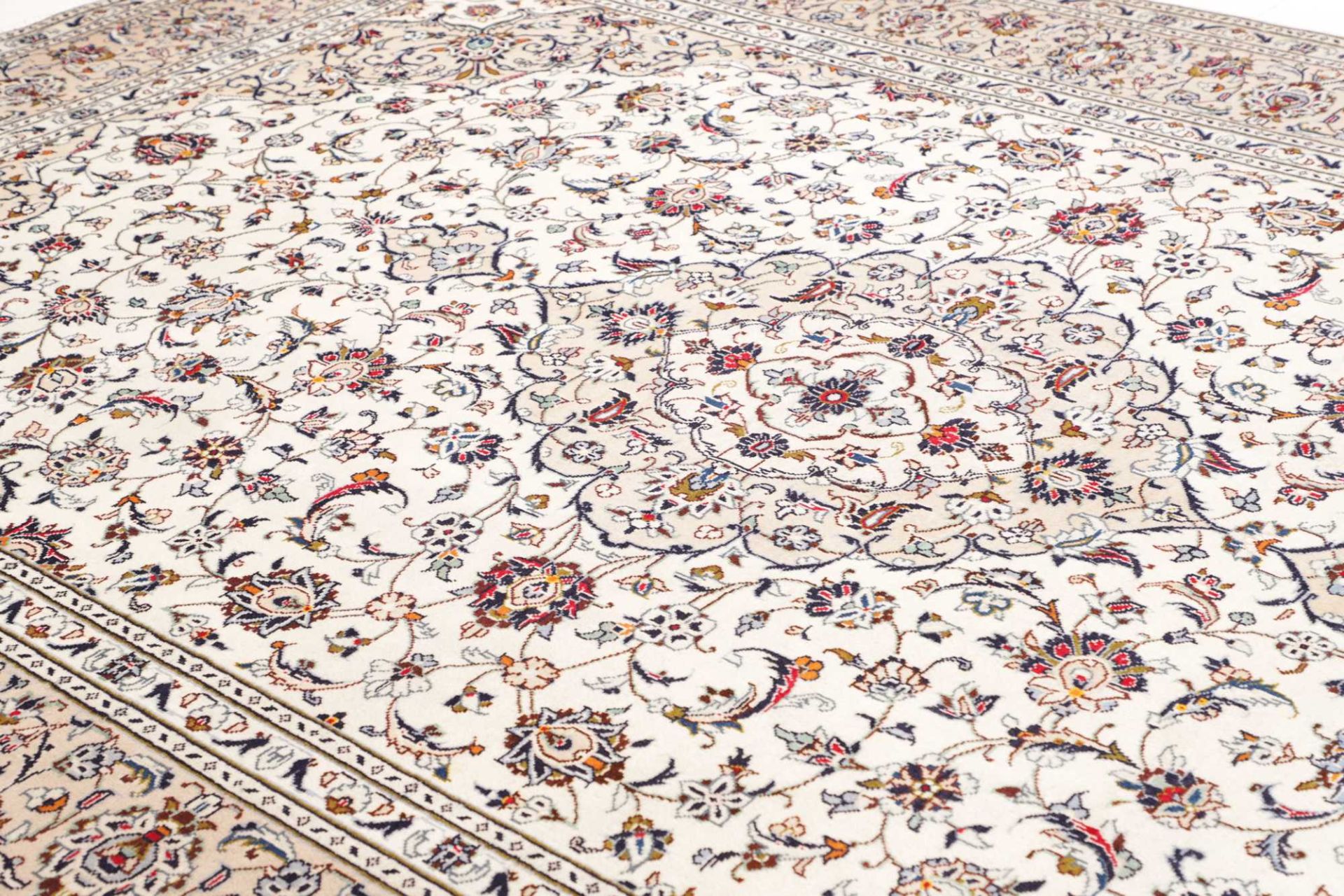Kashan Perserteppich aus Iran, 251 × 356 cm