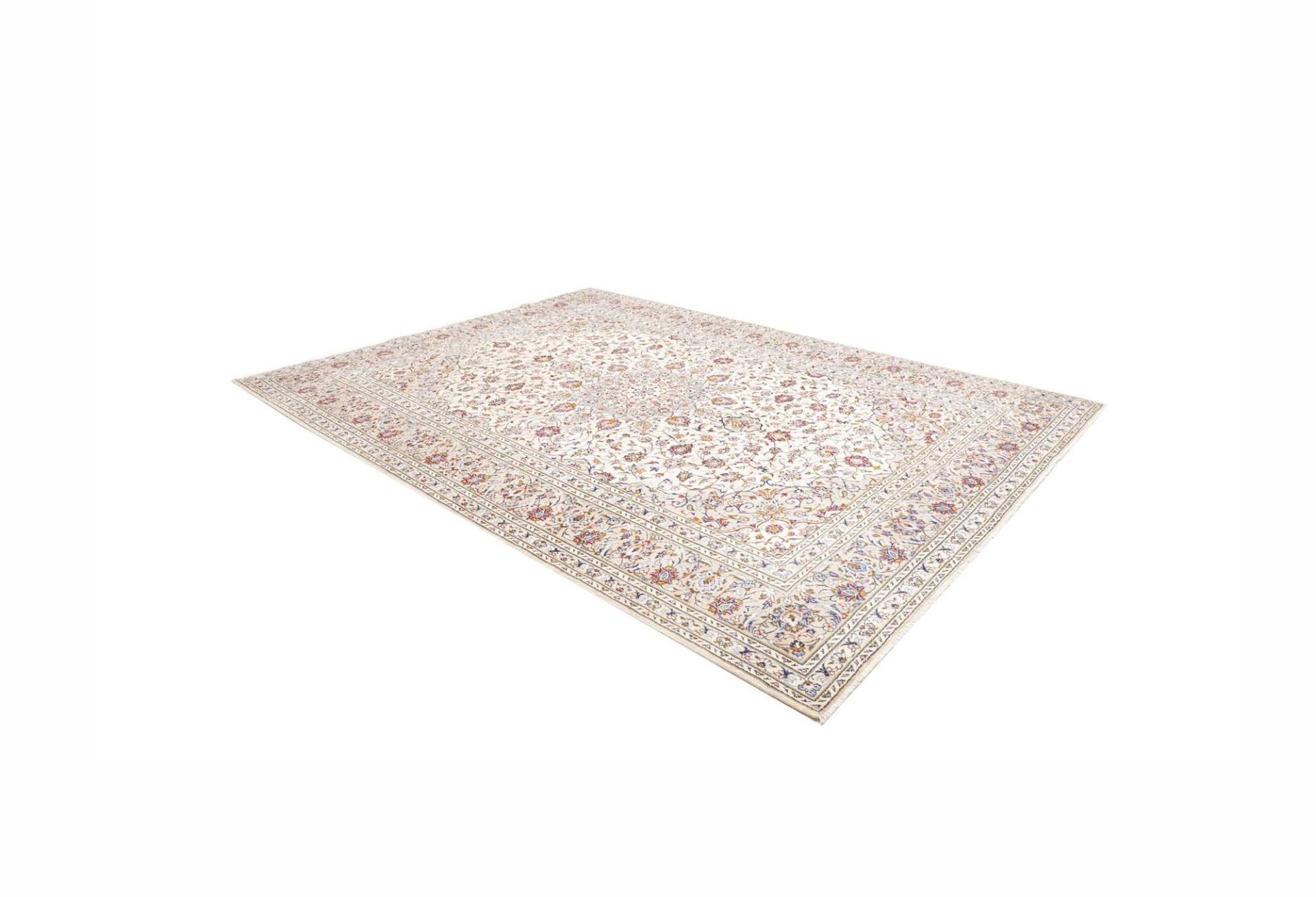 Kashan Perserteppich aus Iran, 254 × 339 cm