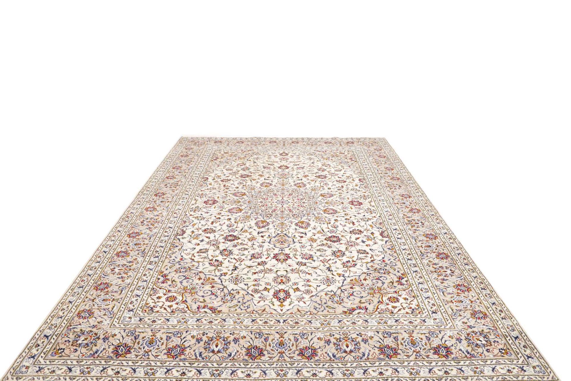 Kashan Perserteppich aus Iran, 254 × 339 cm