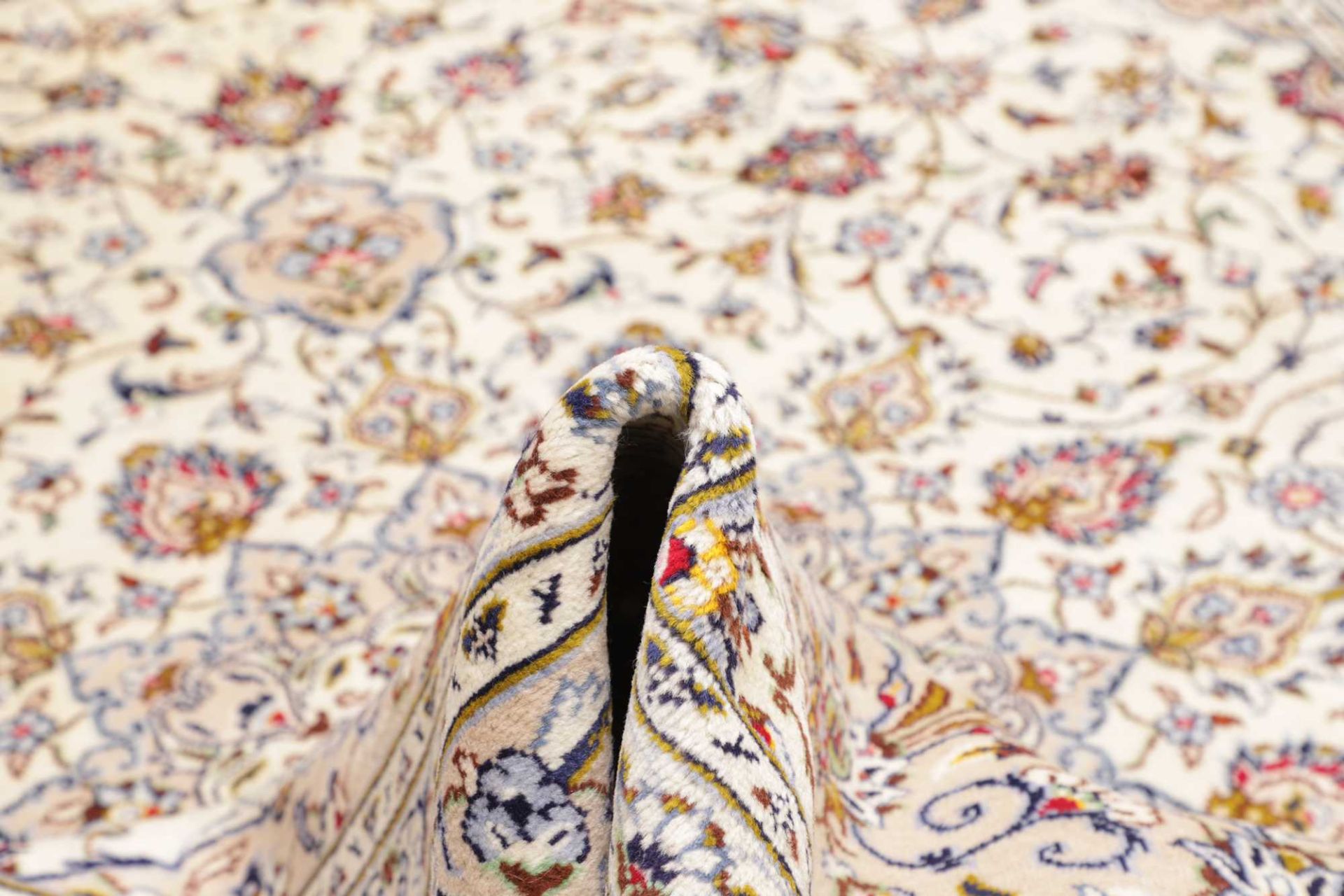 Kashan Perserteppich aus Iran, 254 × 339 cm