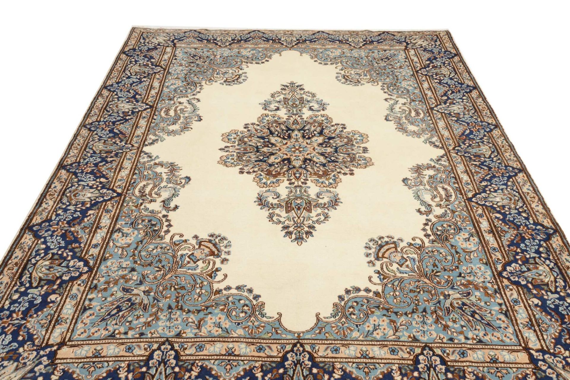 Kerman Perserteppich 226 × 327 cm aus Wolle, handgeknüpft