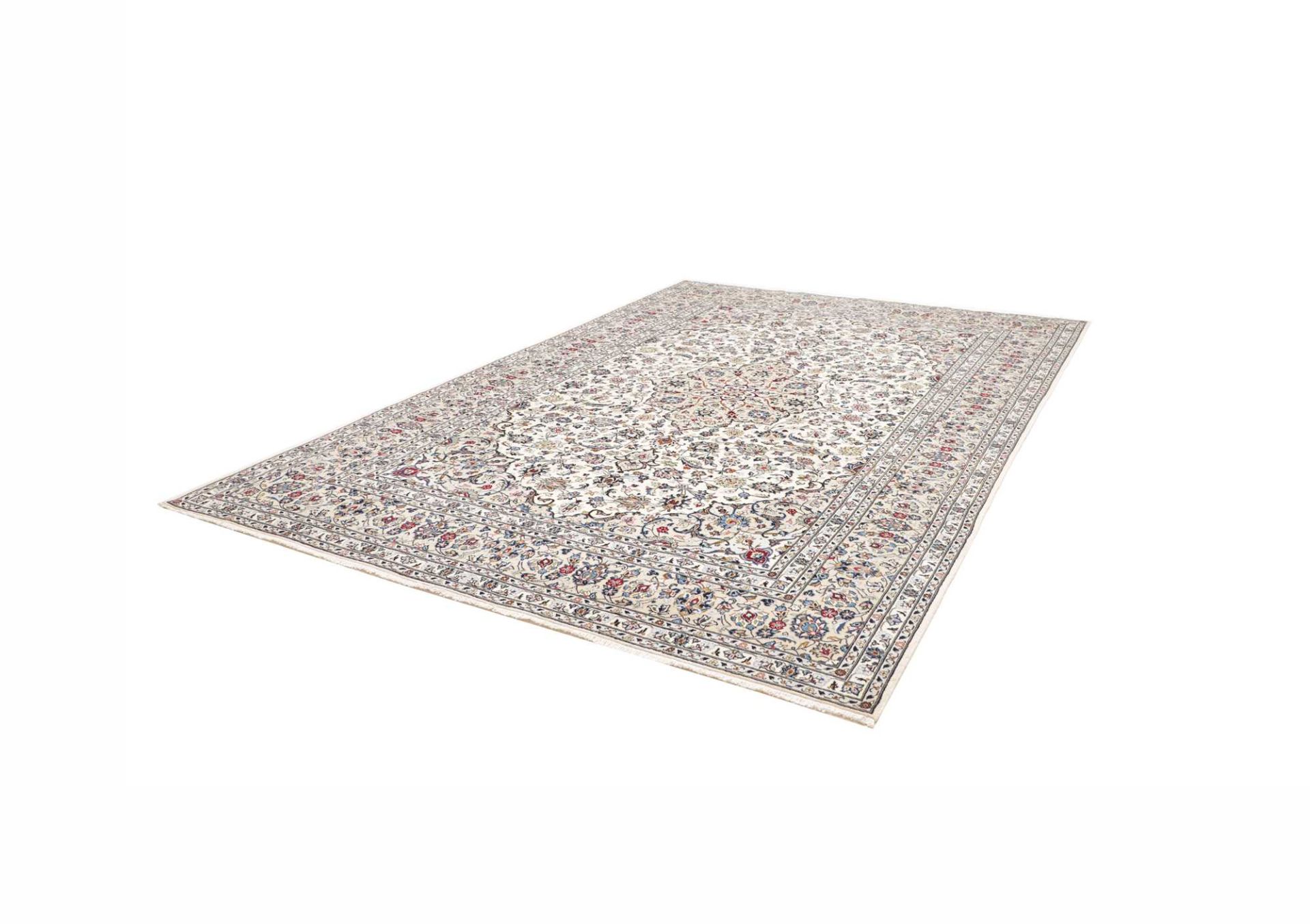 Kashan Perserteppich 246 × 359 cm aus Wolle, handgeknüpft