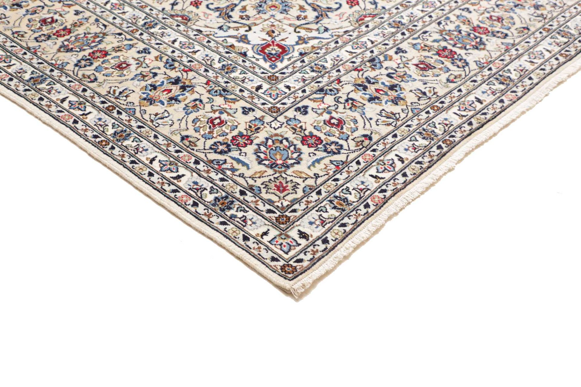 Kashan Perserteppich 246 × 359 cm aus Wolle, handgeknüpft