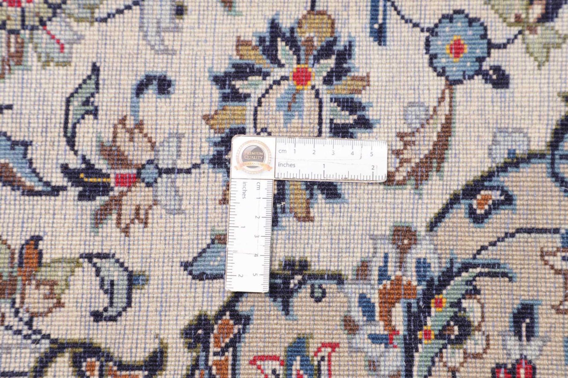 Kashan Perserteppich 246 × 359 cm aus Wolle, handgeknüpft