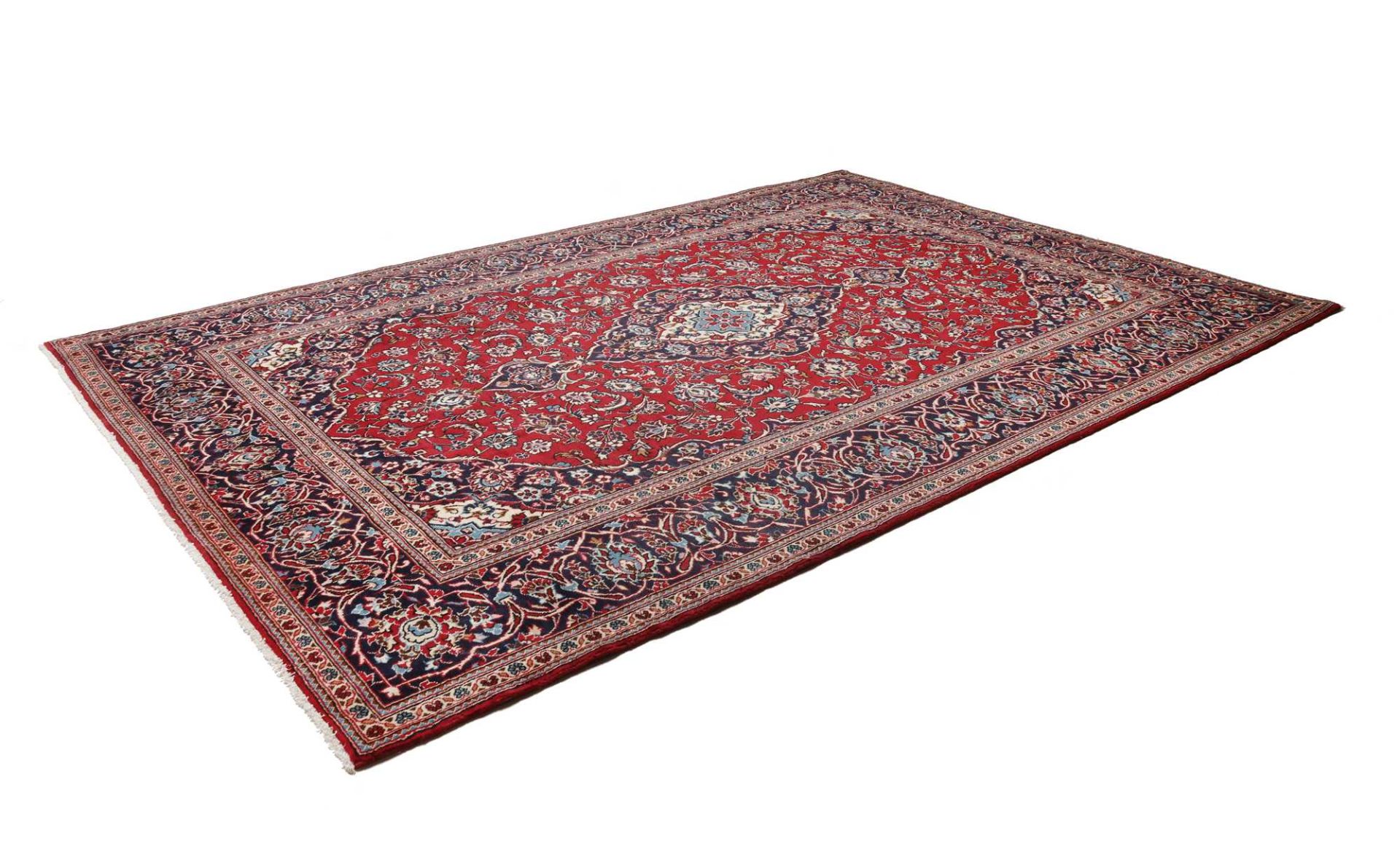 Kashan Perserteppich aus Iran, 248 × 362 cm