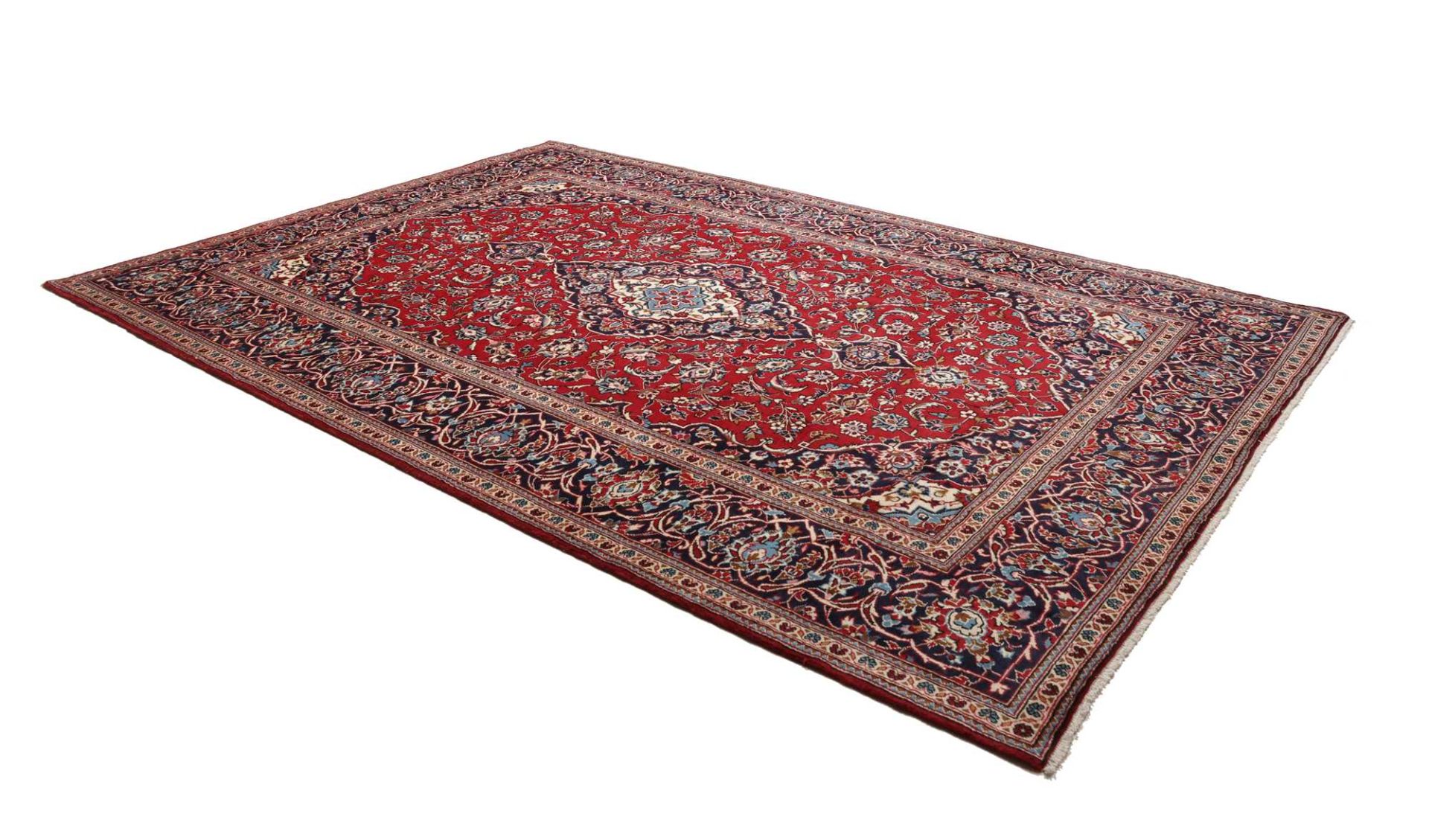 Kashan Perserteppich aus Iran, 248 × 362 cm
