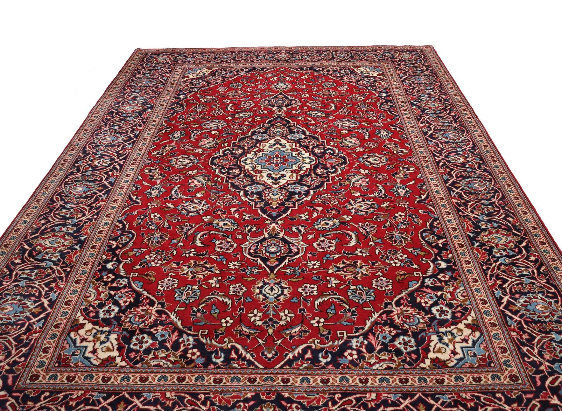 Kashan Perserteppich aus Iran, 248 × 362 cm