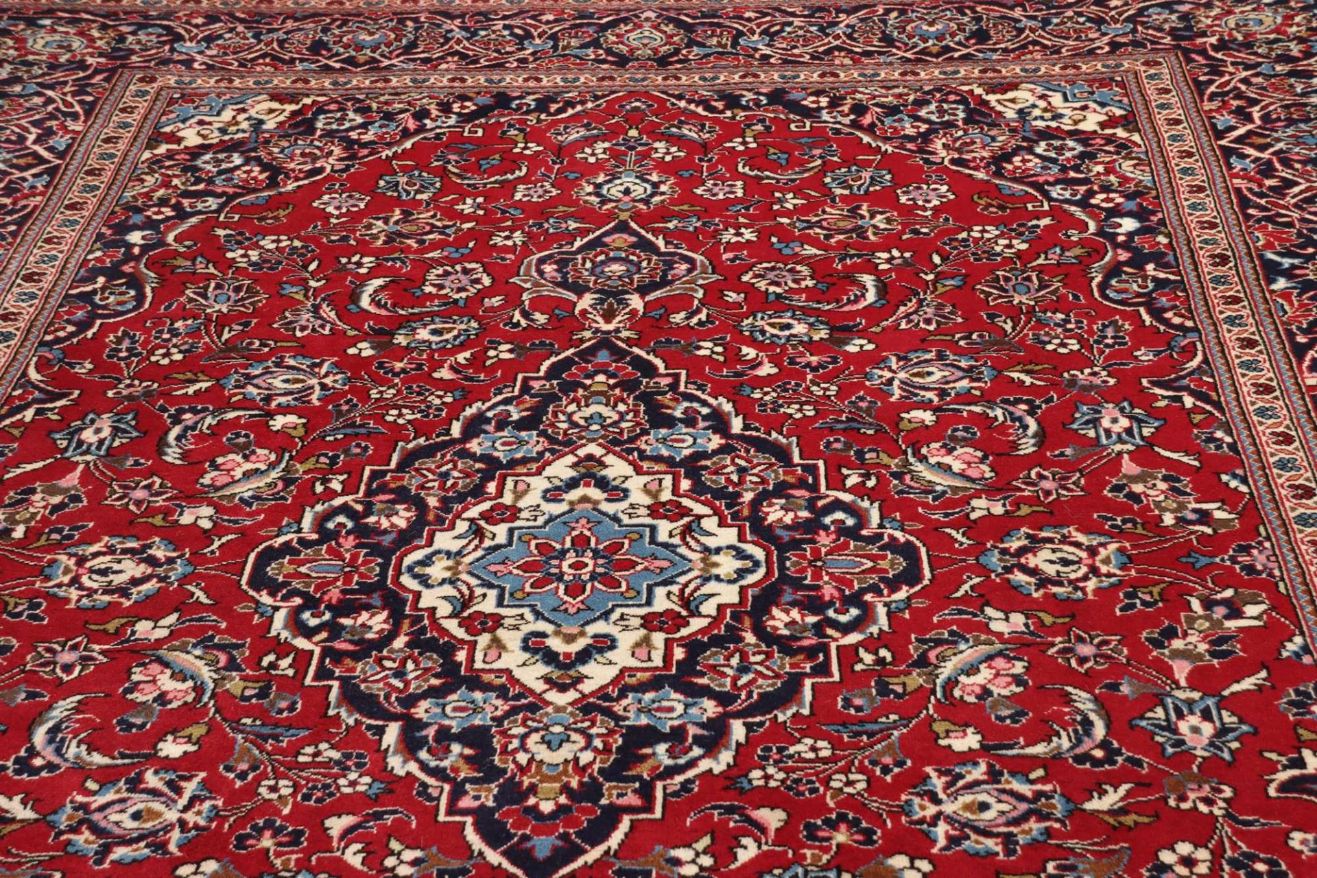 Kashan Perserteppich aus Iran, 248 × 362 cm