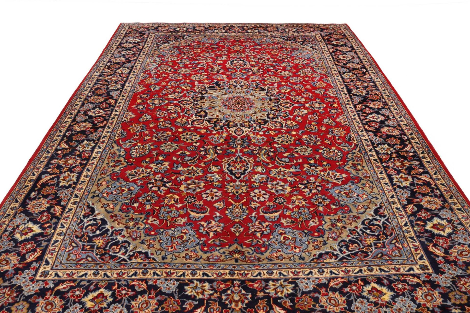 Isfahan Perserteppich 251 × 372 cm aus Wolle, handgeknüpft