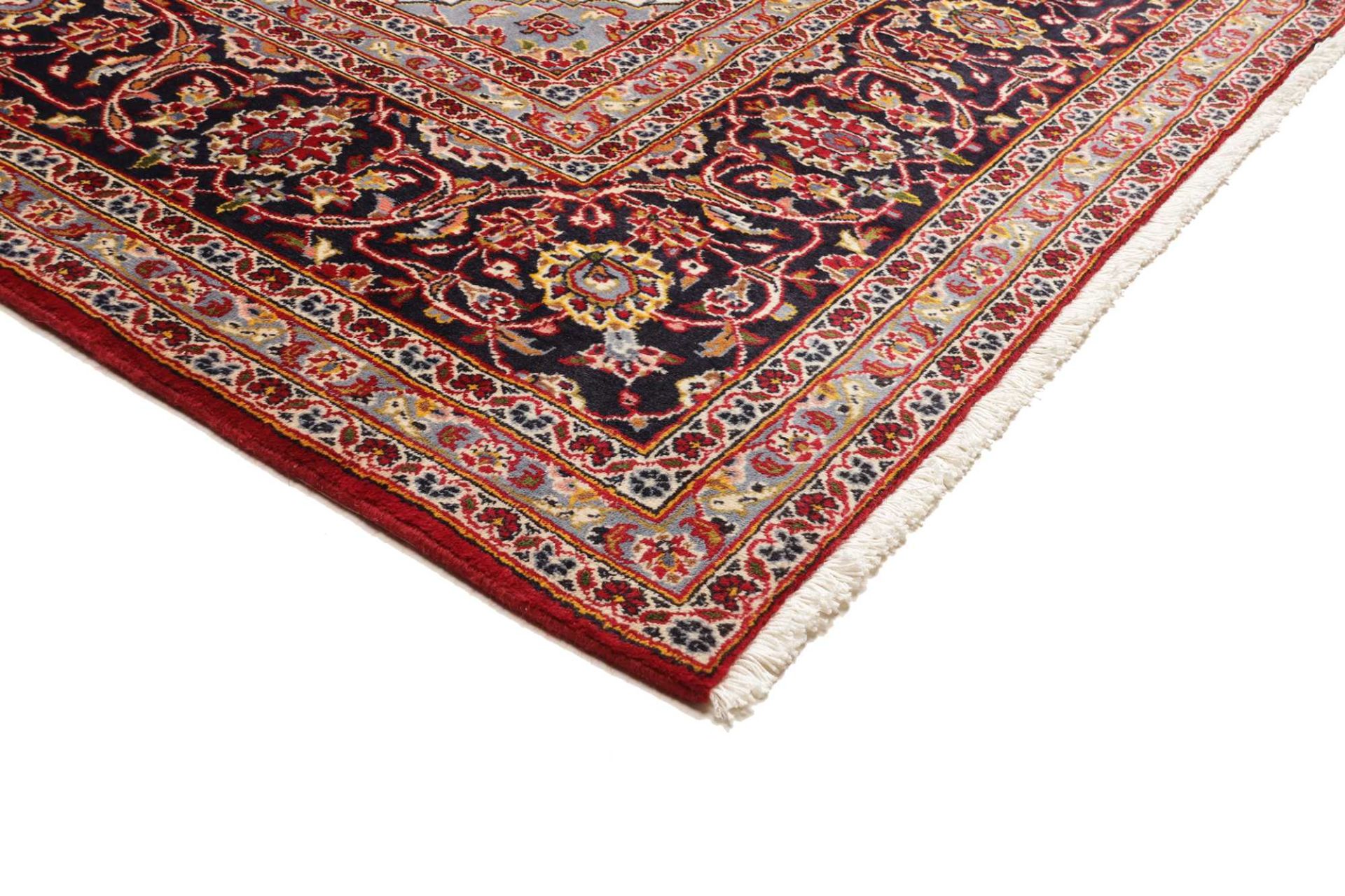 Kashan Perserteppich 246 × 354 cm aus Wolle, handgeknüpft