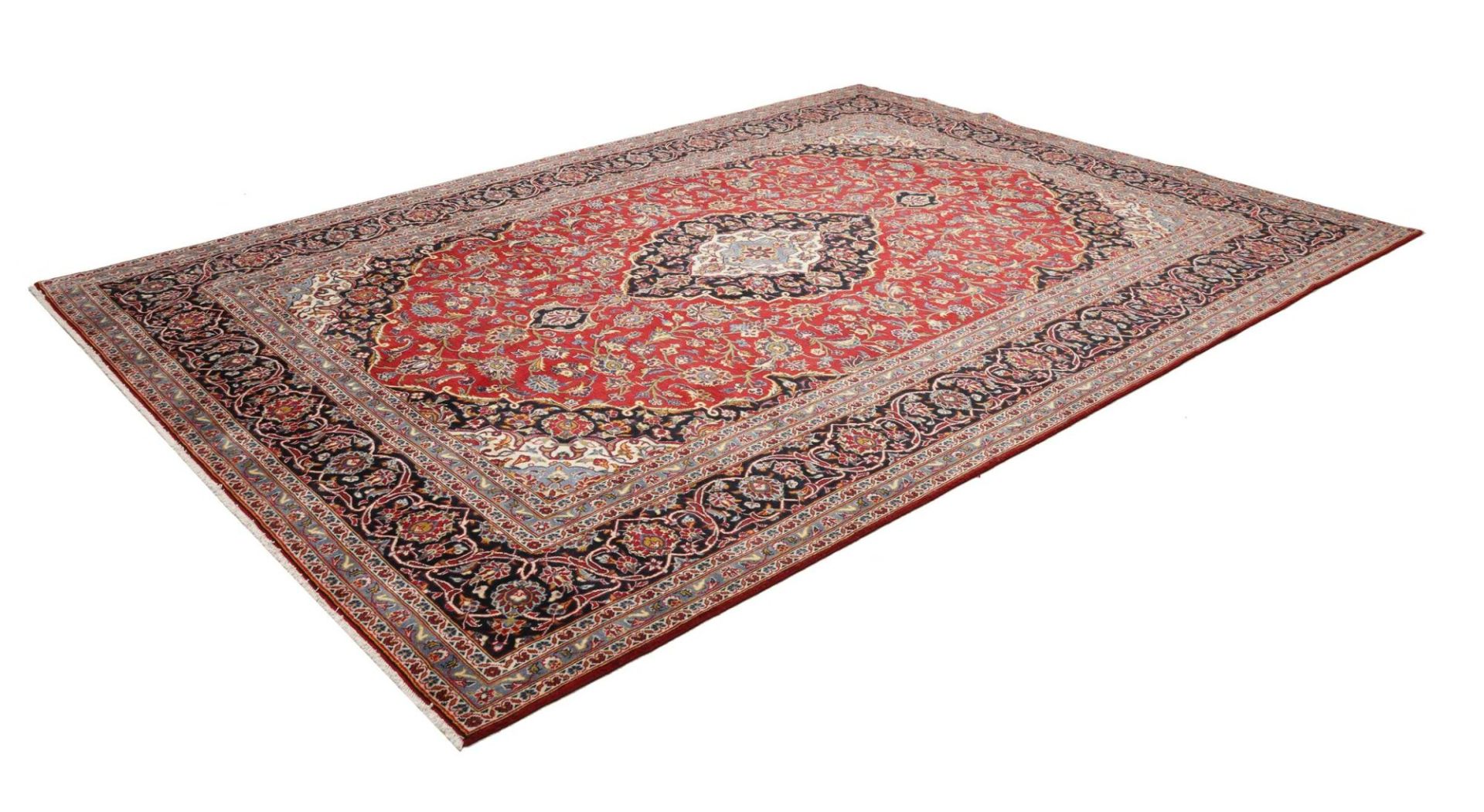 Kashan Perserteppich aus Iran, 251 × 341 cm