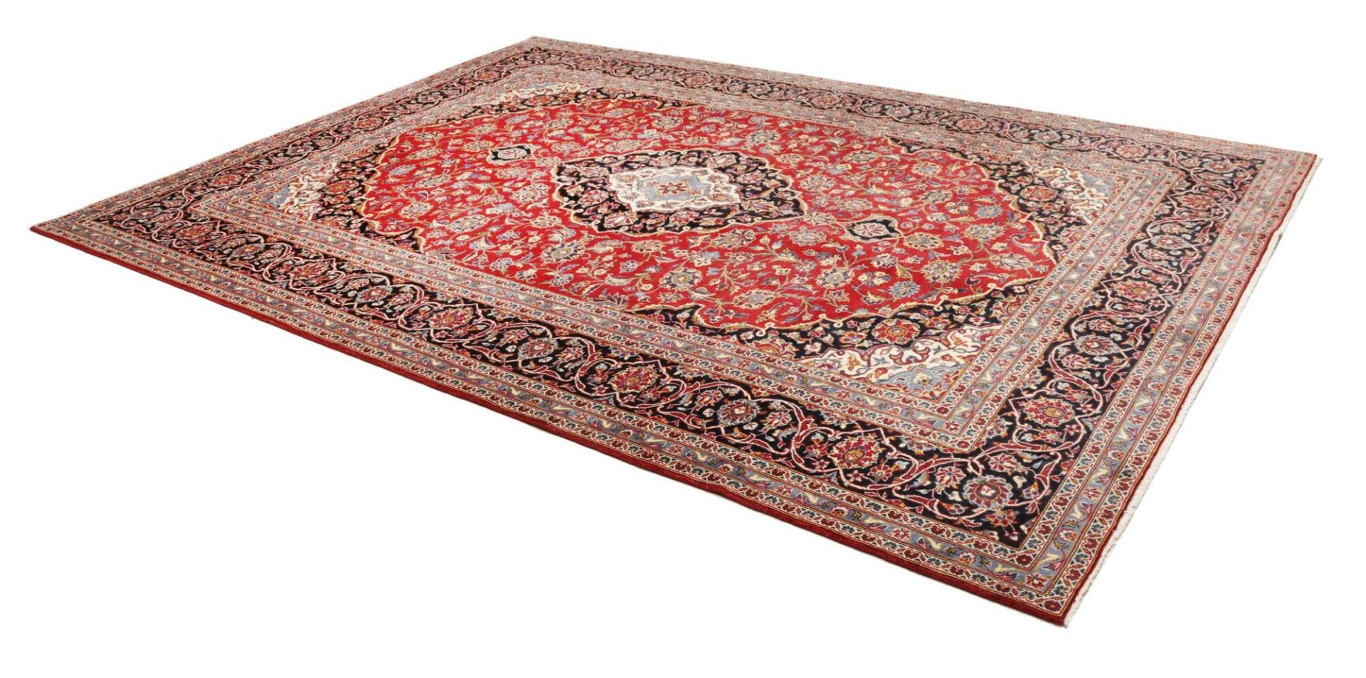Kashan Perserteppich aus Iran, 251 × 341 cm