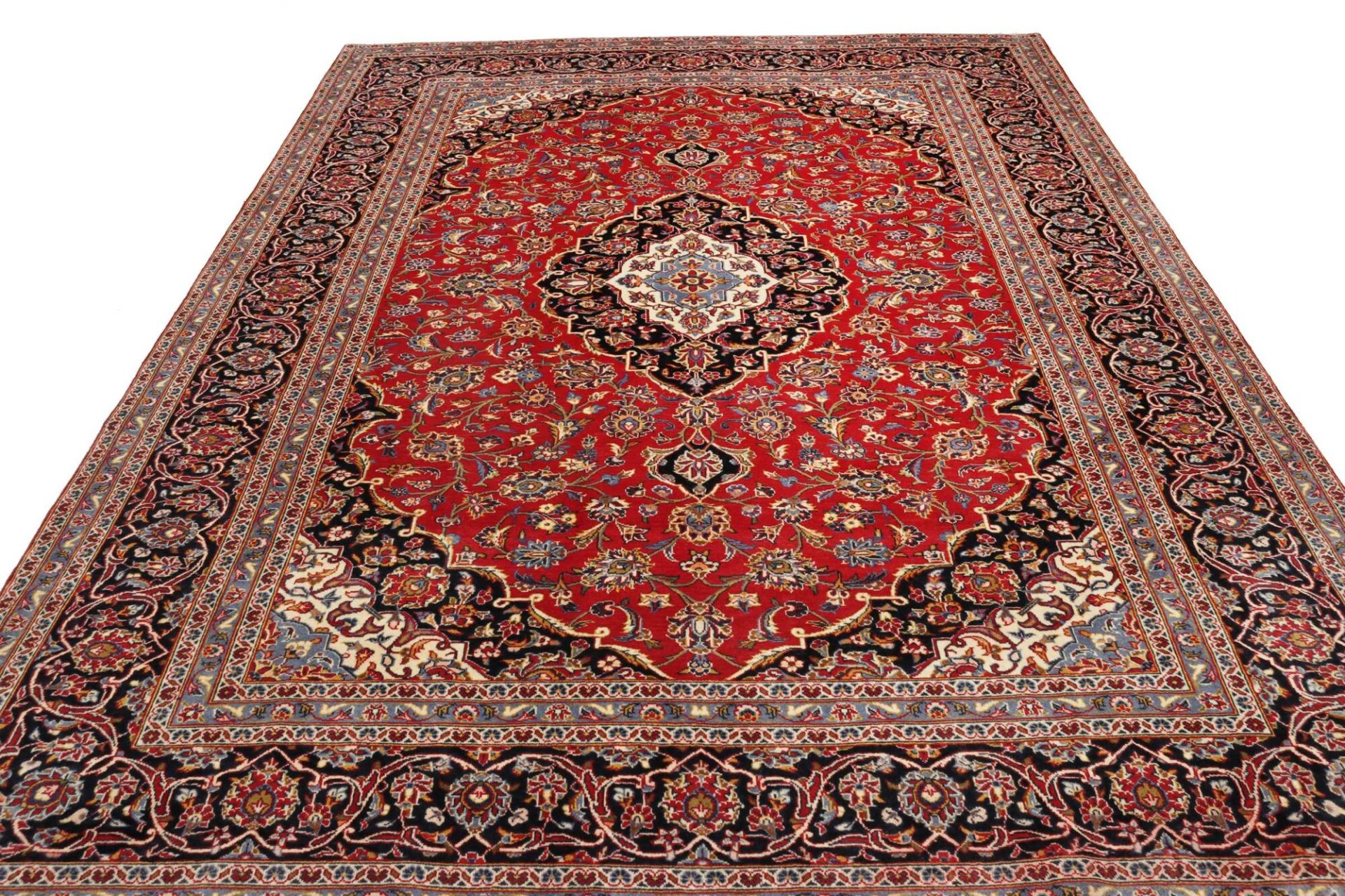 Kashan Perserteppich aus Iran, 251 × 341 cm