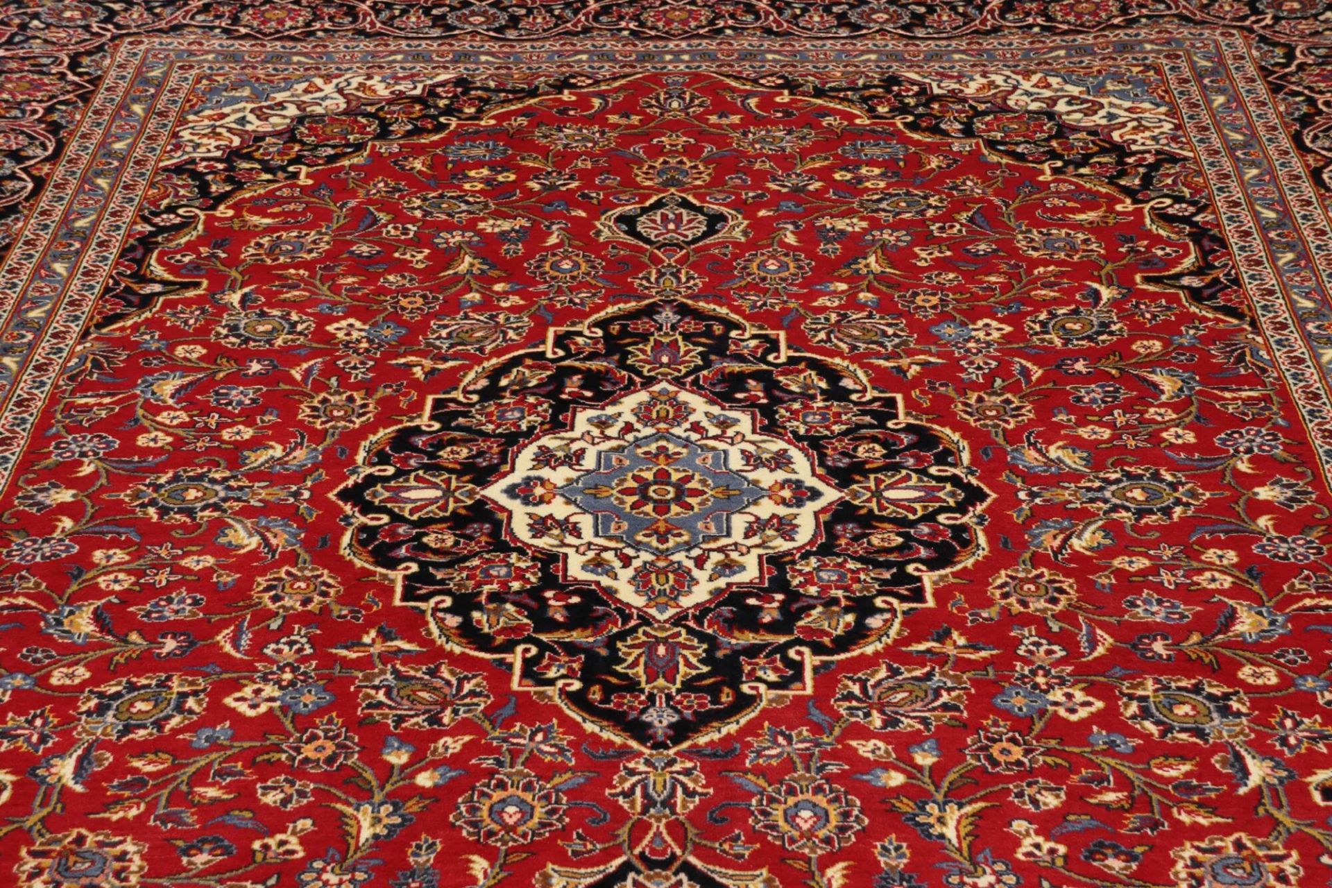 Kashan Perserteppich aus Iran, 251 × 341 cm