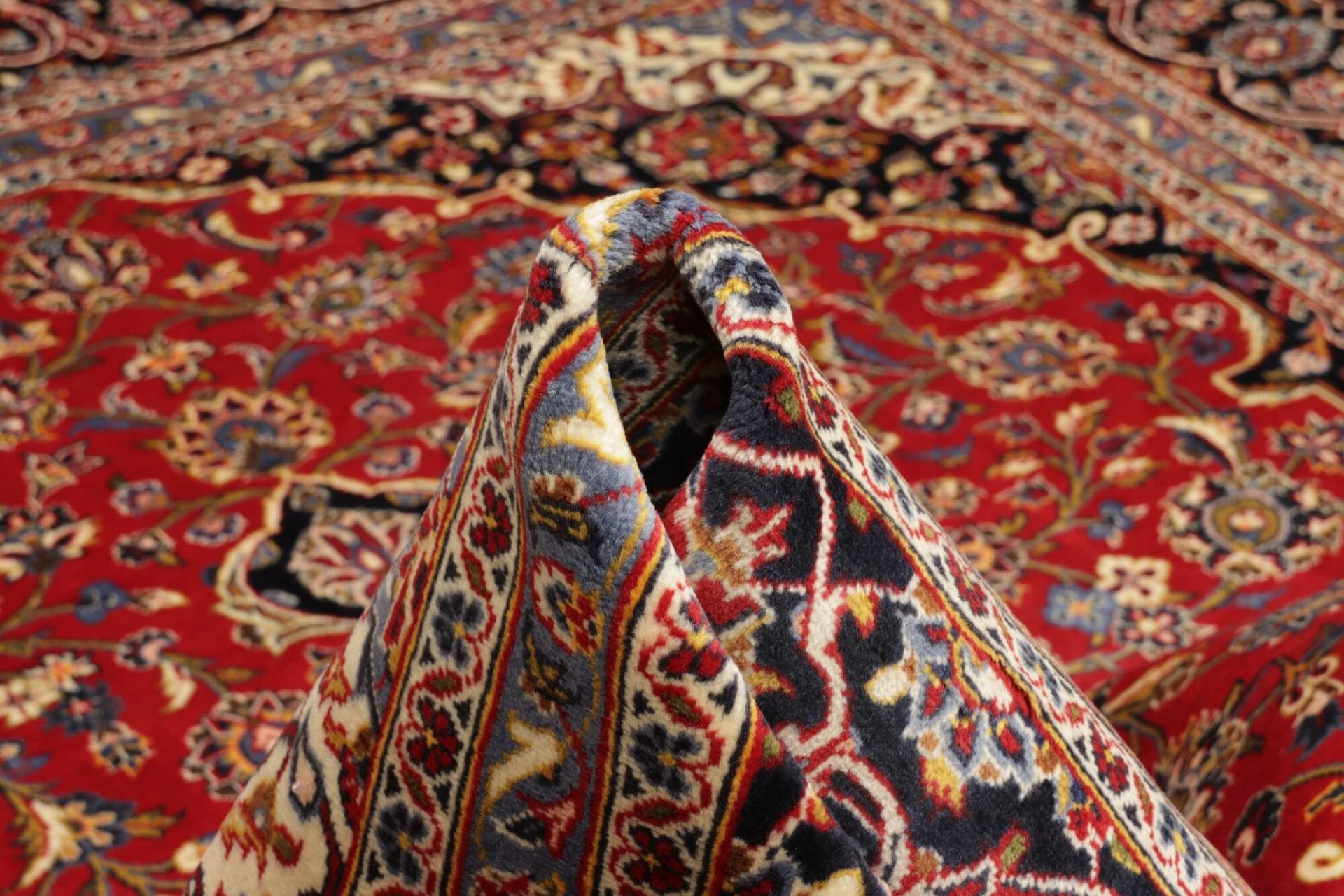 Kashan Perserteppich aus Iran, 251 × 341 cm