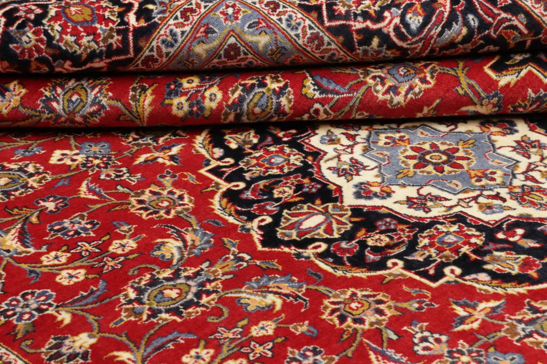 Kashan Perserteppich aus Iran, 251 × 341 cm
