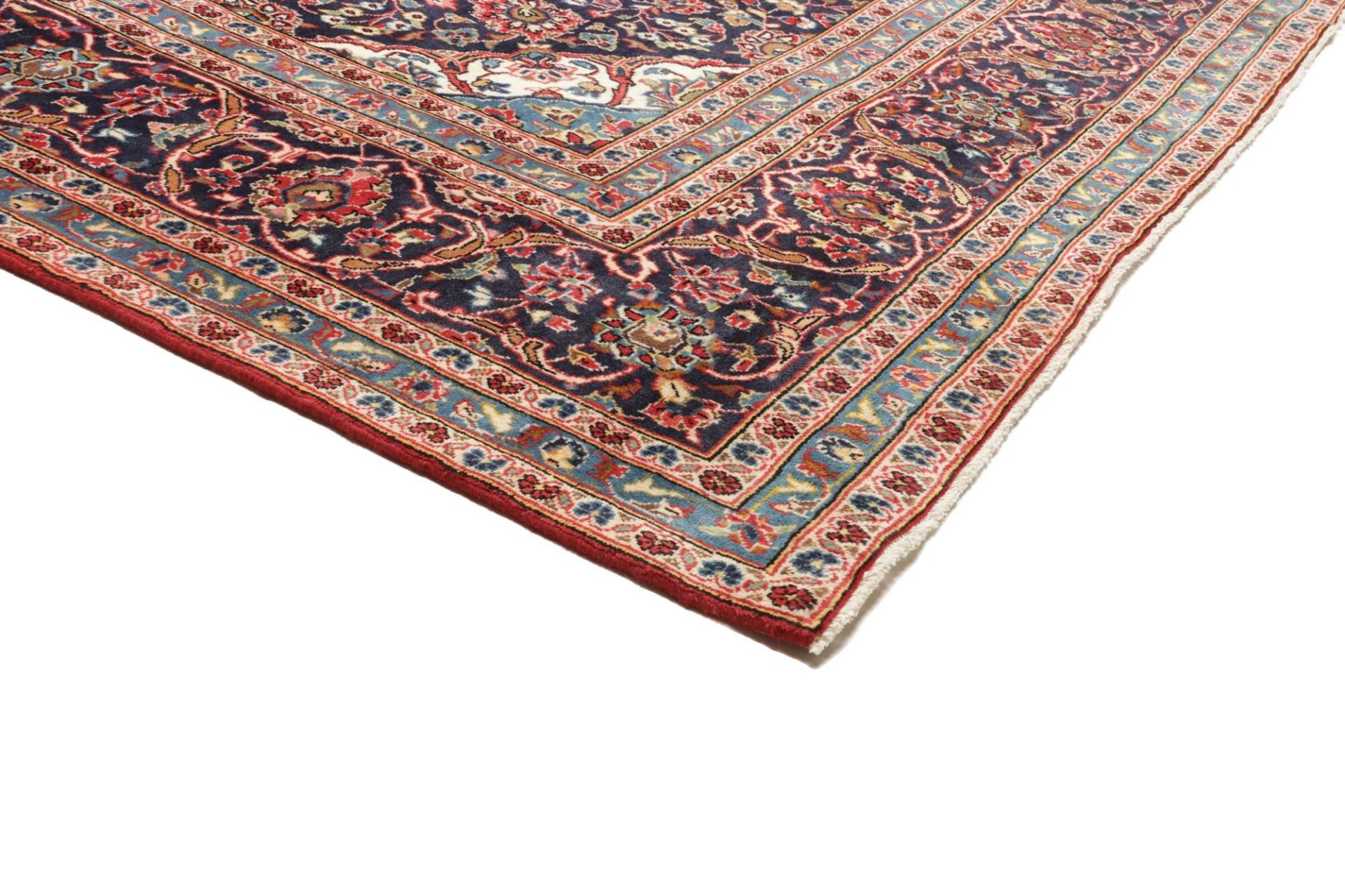 Handgeknüpfter Kashan Perserteppich 248 × 374 cm