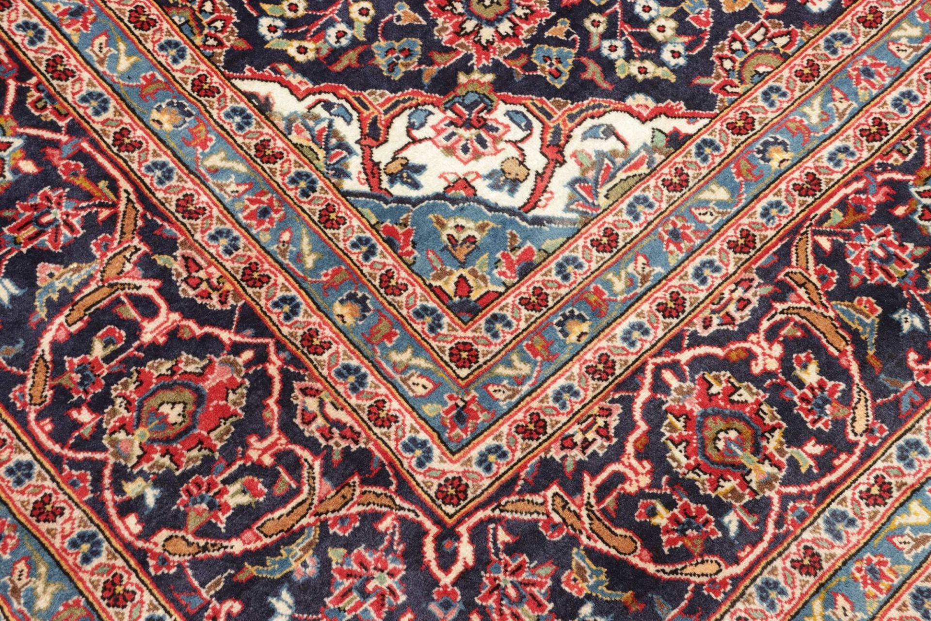Handgeknüpfter Kashan Perserteppich 248 × 374 cm