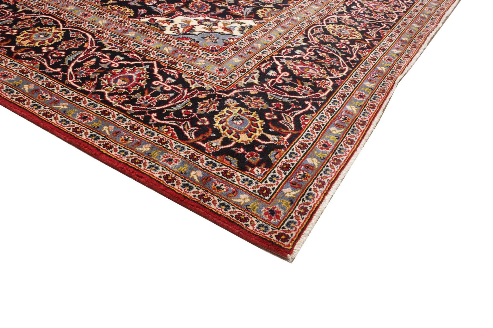Handgeknüpfter Kashan Perserteppich 249 × 349 cm
